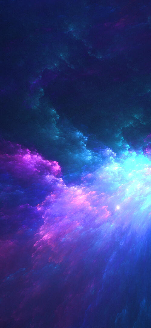 Обои космос Digital Universe фиолетовый на рабочий стол