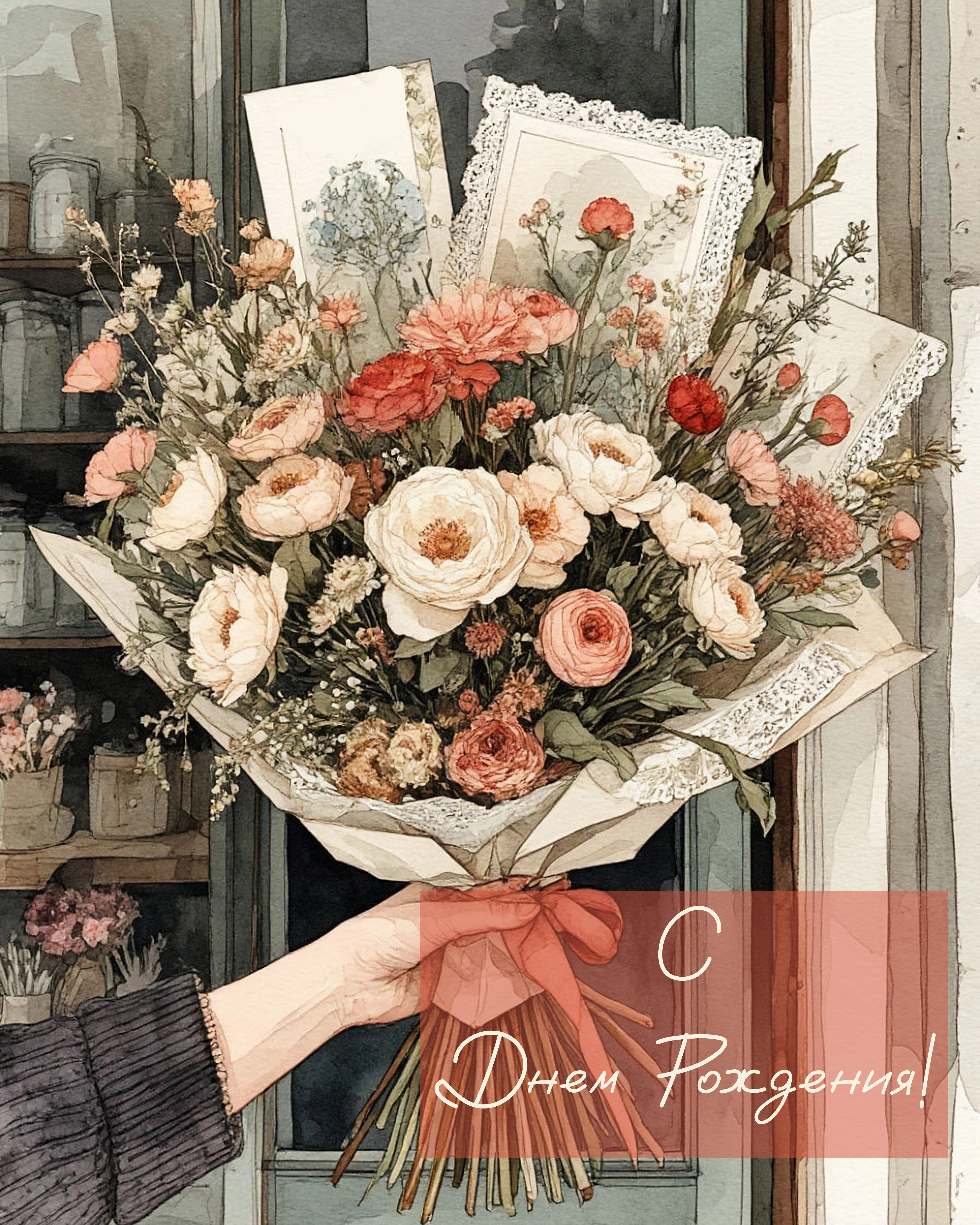 免费明信片花式生日贺卡