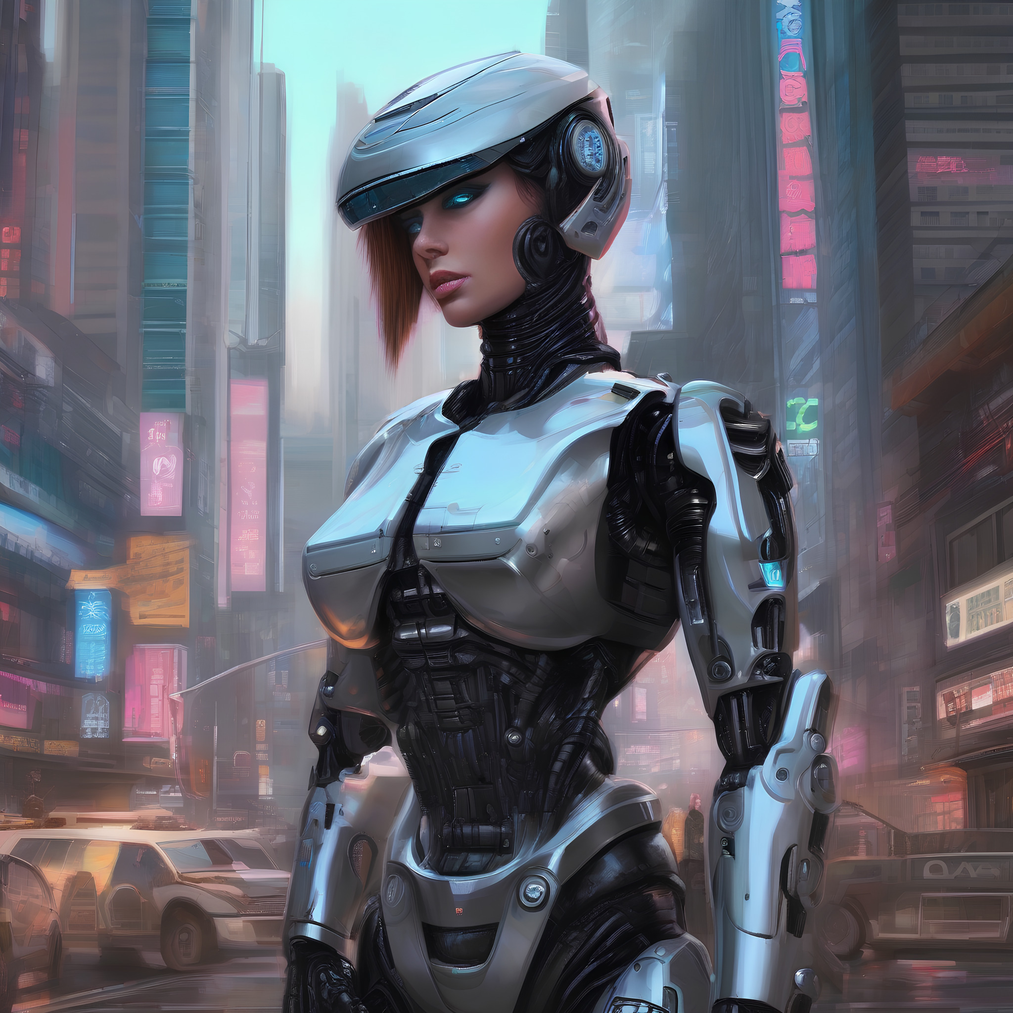 Бесплатное фото Robocop girl2