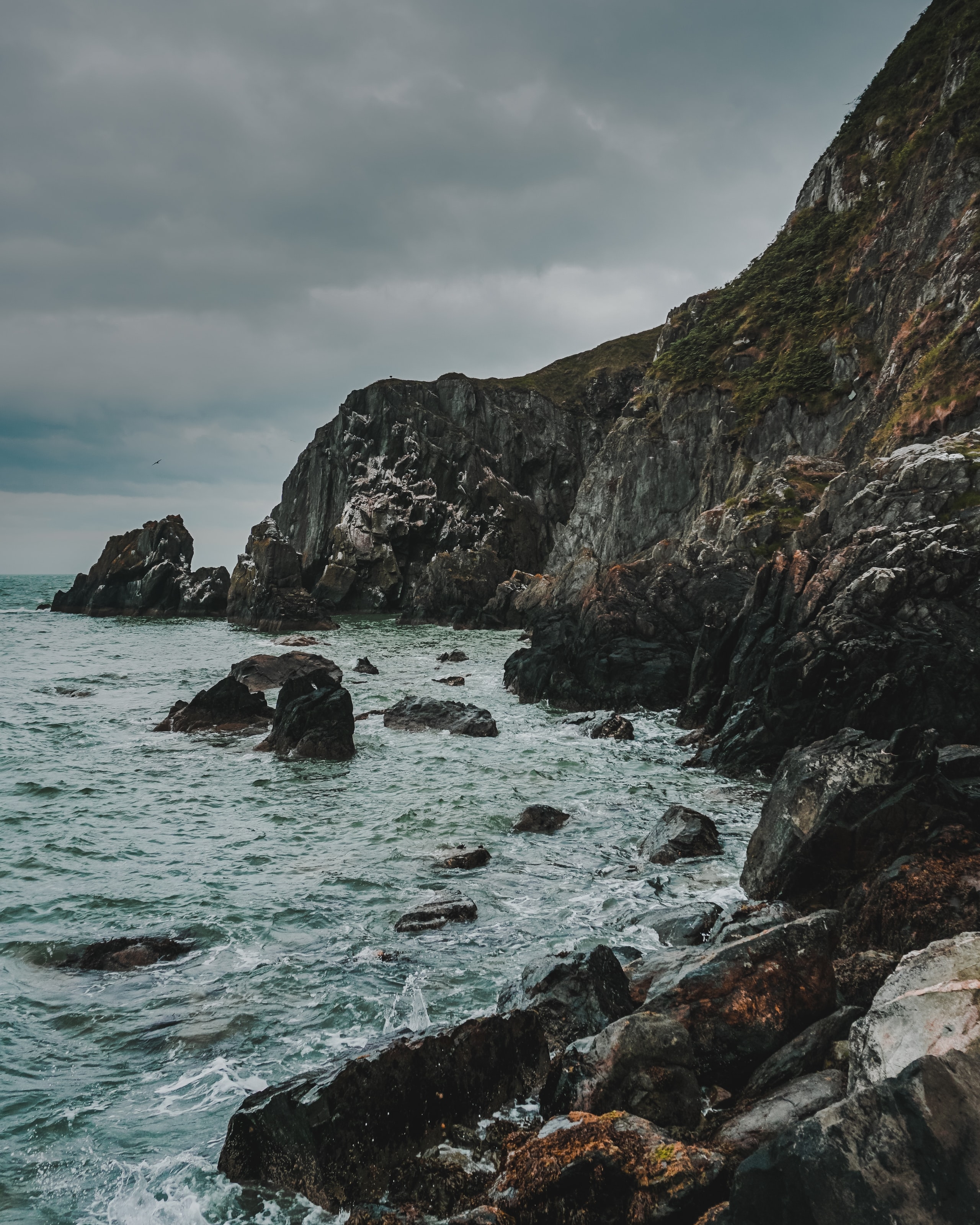 Wallpapers wallpaper coast rocks sea on the desktop