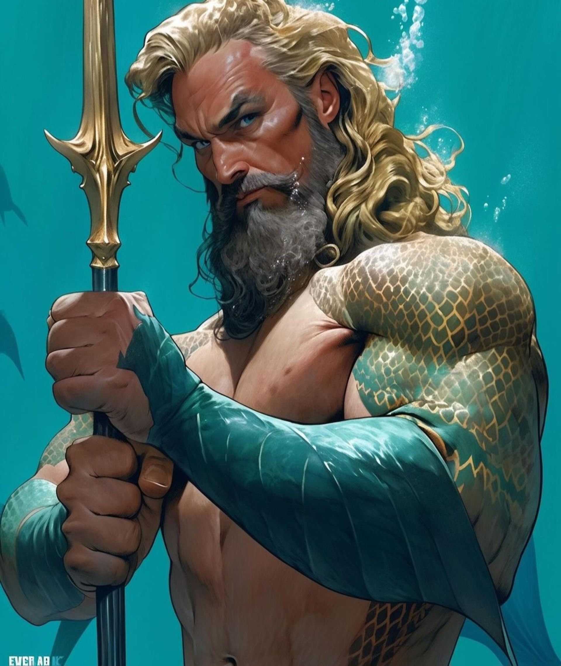 Free photo Aquaman Portrait