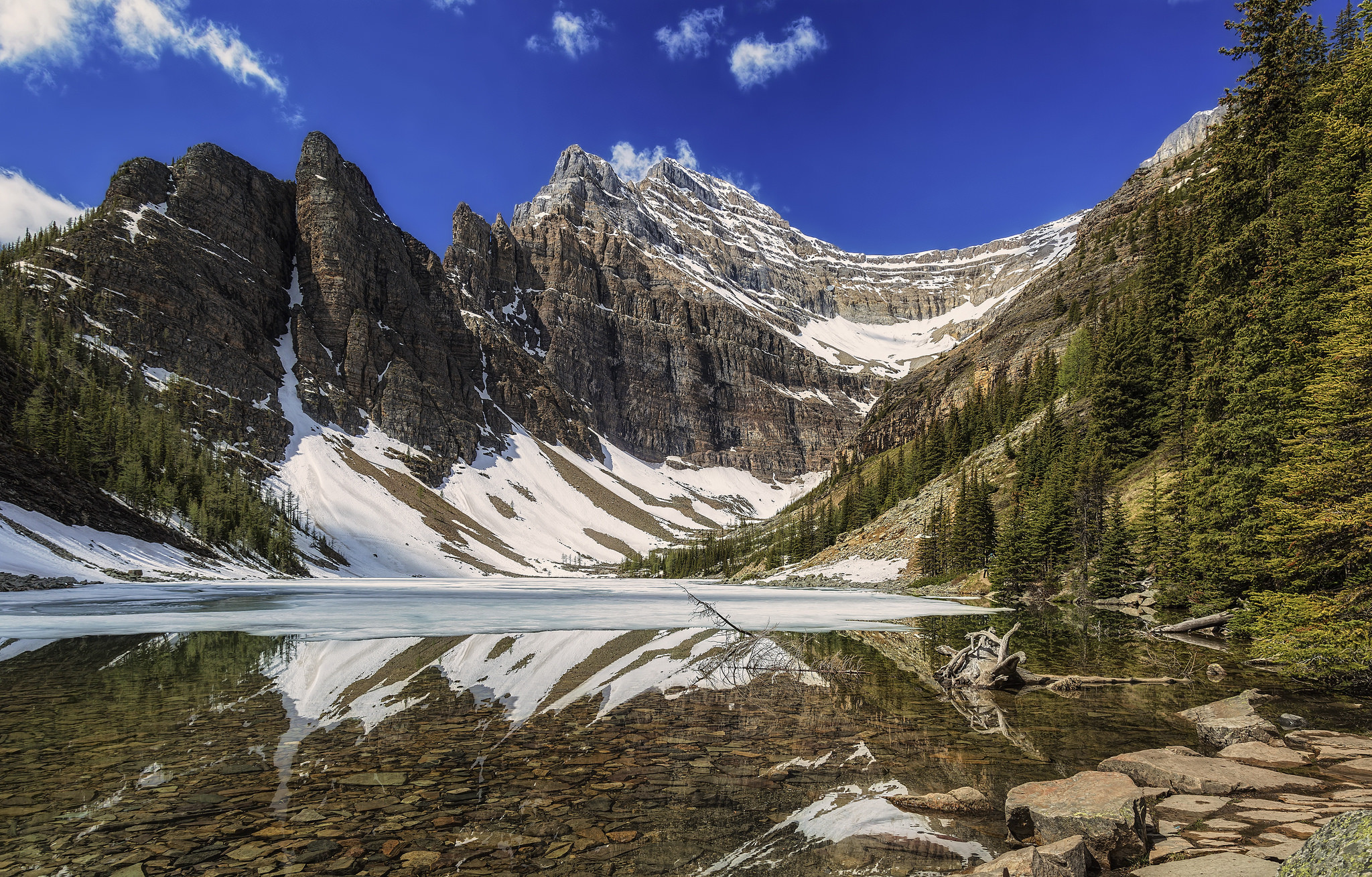 Wallpapers Lake Agnes Banff National Park Alberta on the desktop