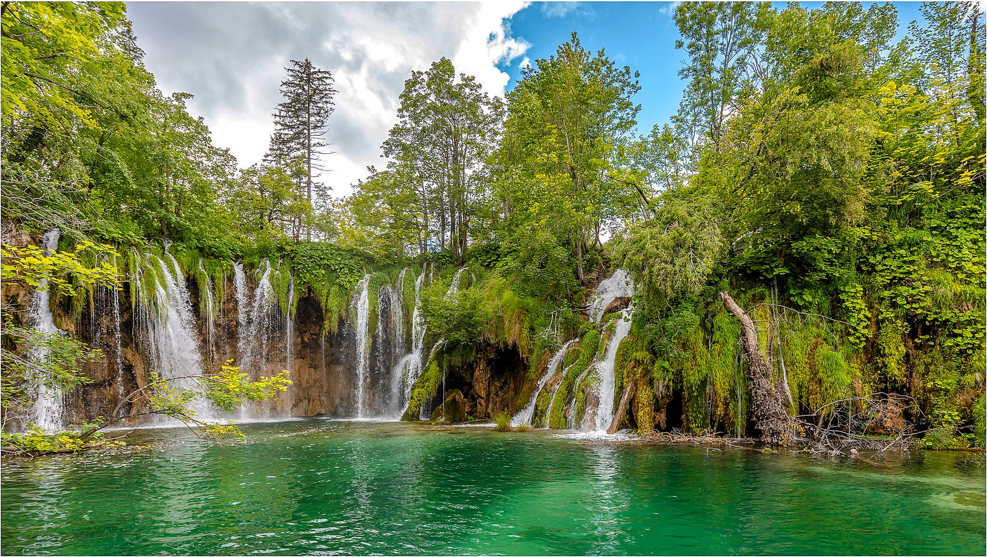 Wallpapers Plitvice Lakes Plitvice Lakes National Park Croatia on the desktop