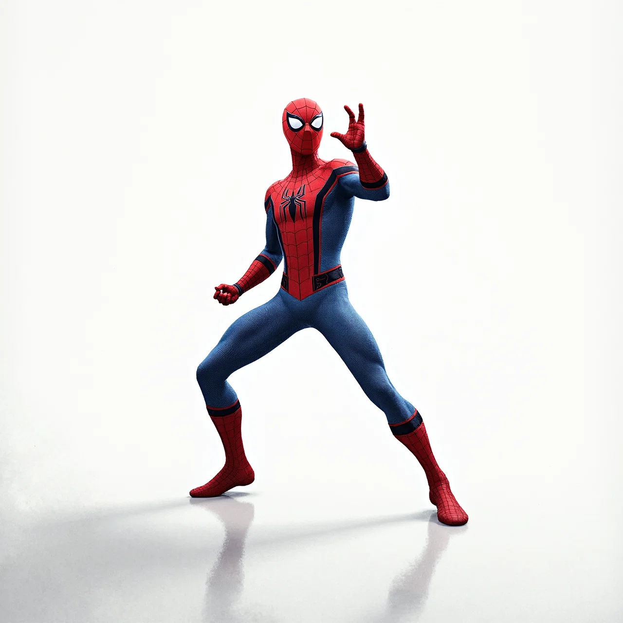 Фото Человек паук на белом фоне