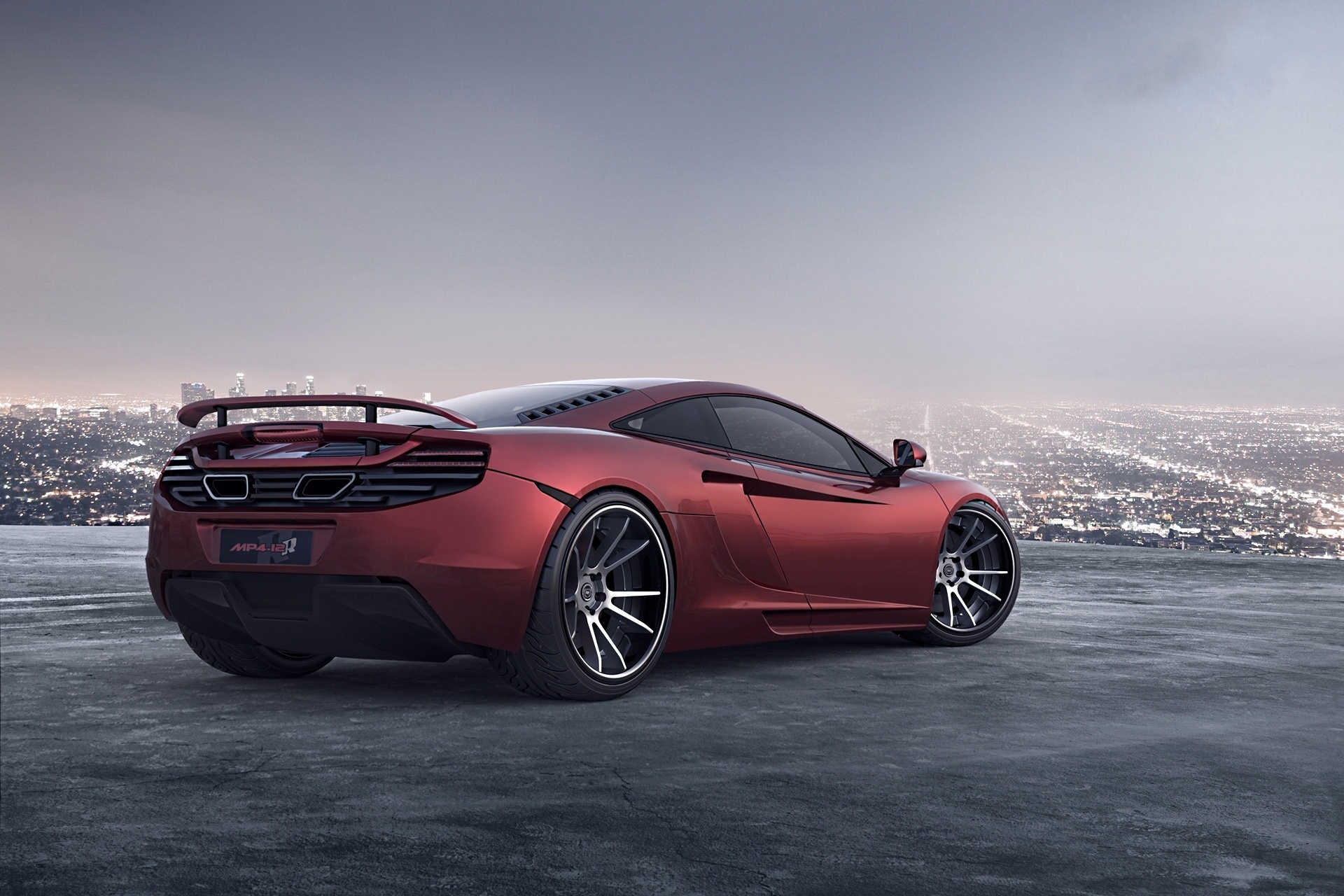 Wallpapers mclaren mp4 12c dark cherry large on the desktop