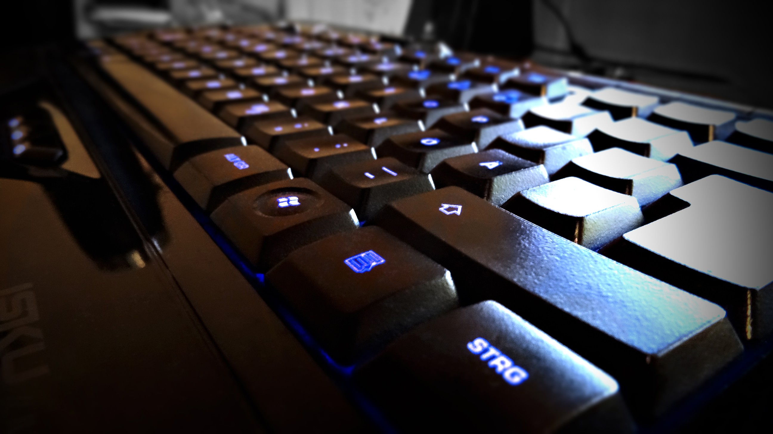 Обои макросъемка технологии клавиатуры на рабочий стол