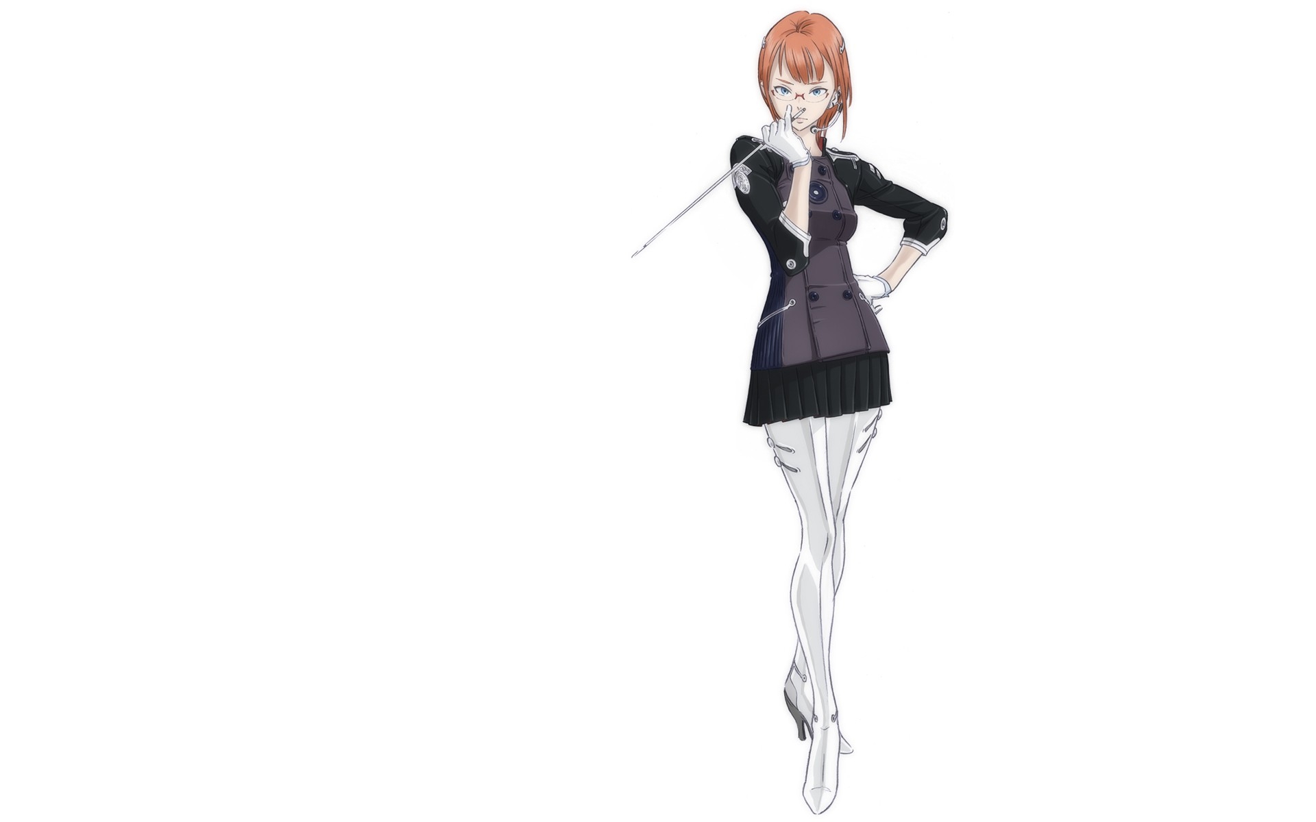 Обои аниме девушка учитель на рабочий стол