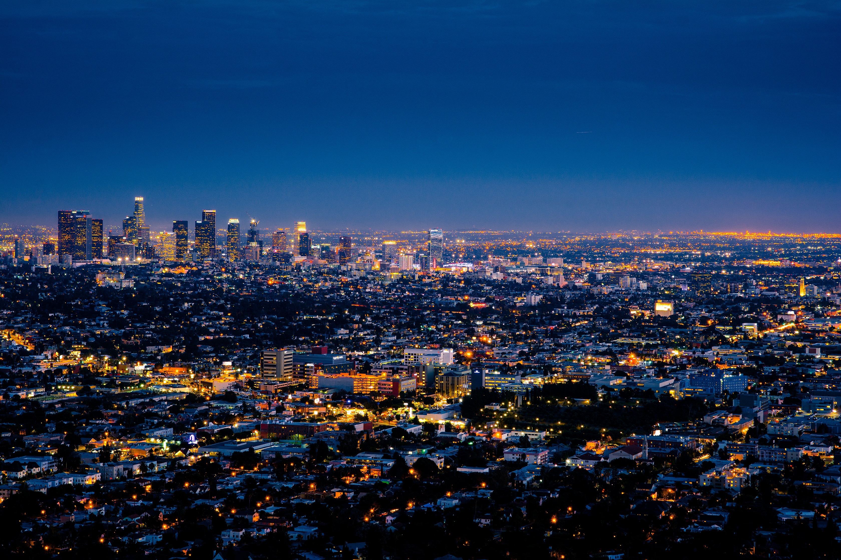 Wallpapers atmosphere of the earth cityscape horizon on the desktop