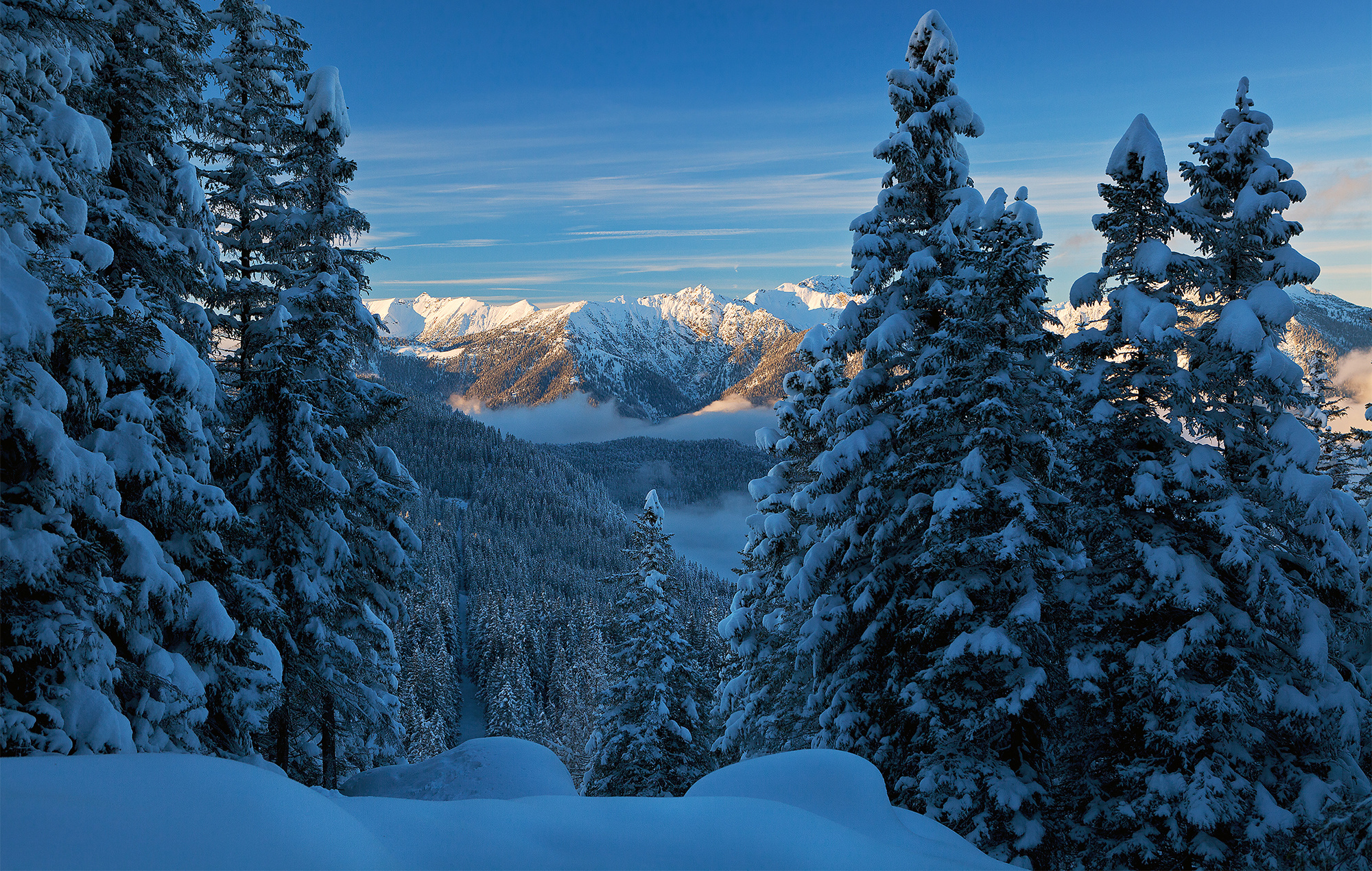 Wallpapers bavaria nature winter on the desktop