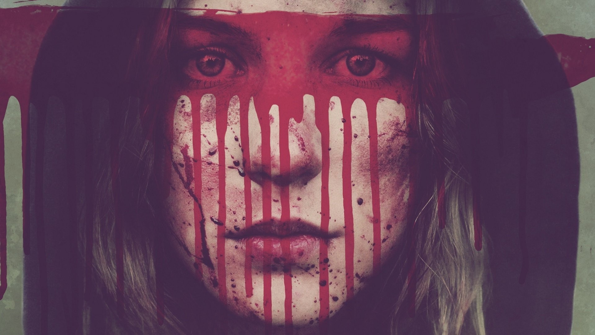 桌面上的壁纸血液 微距摄影 脸