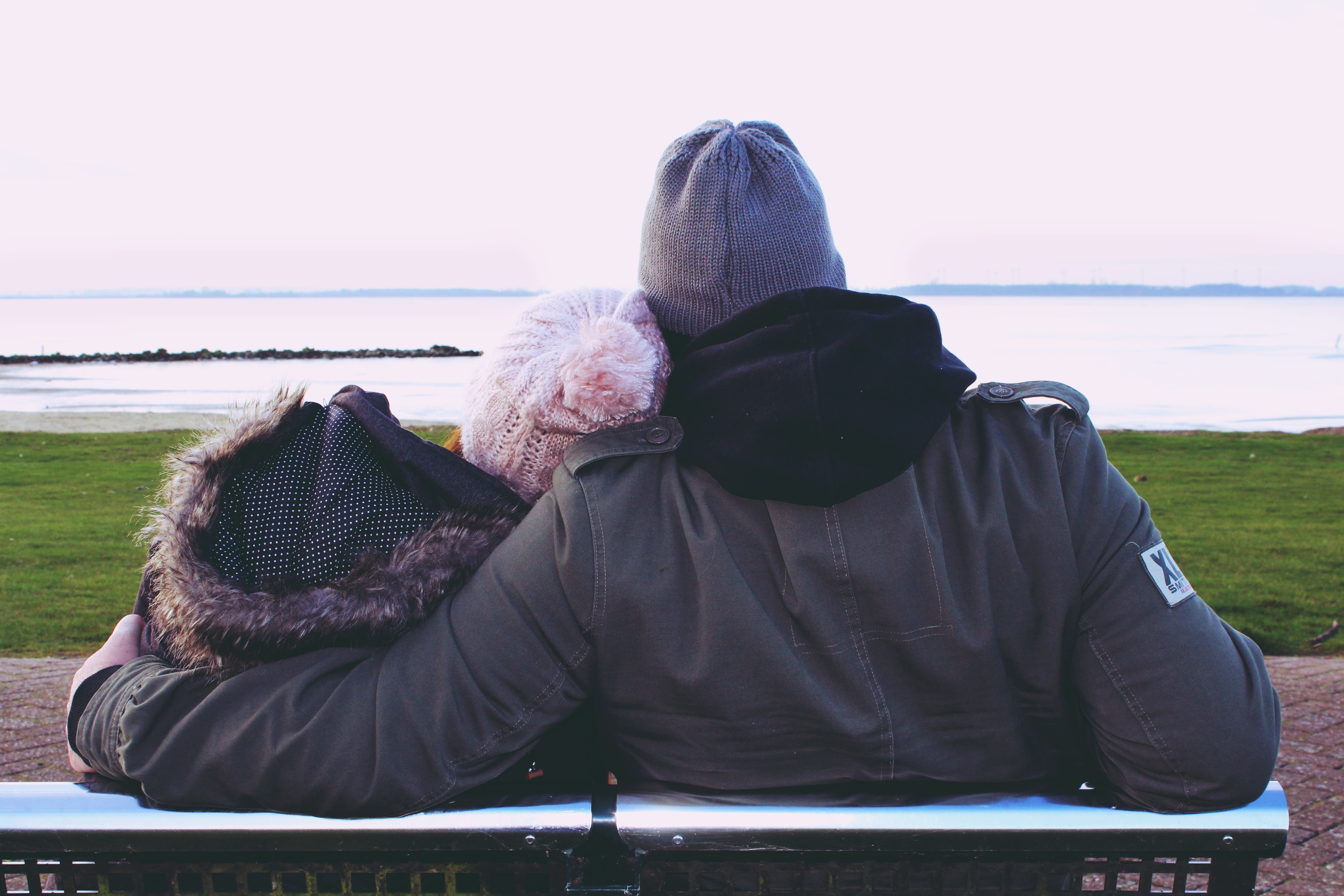 Wallpapers man landscape water on the desktop