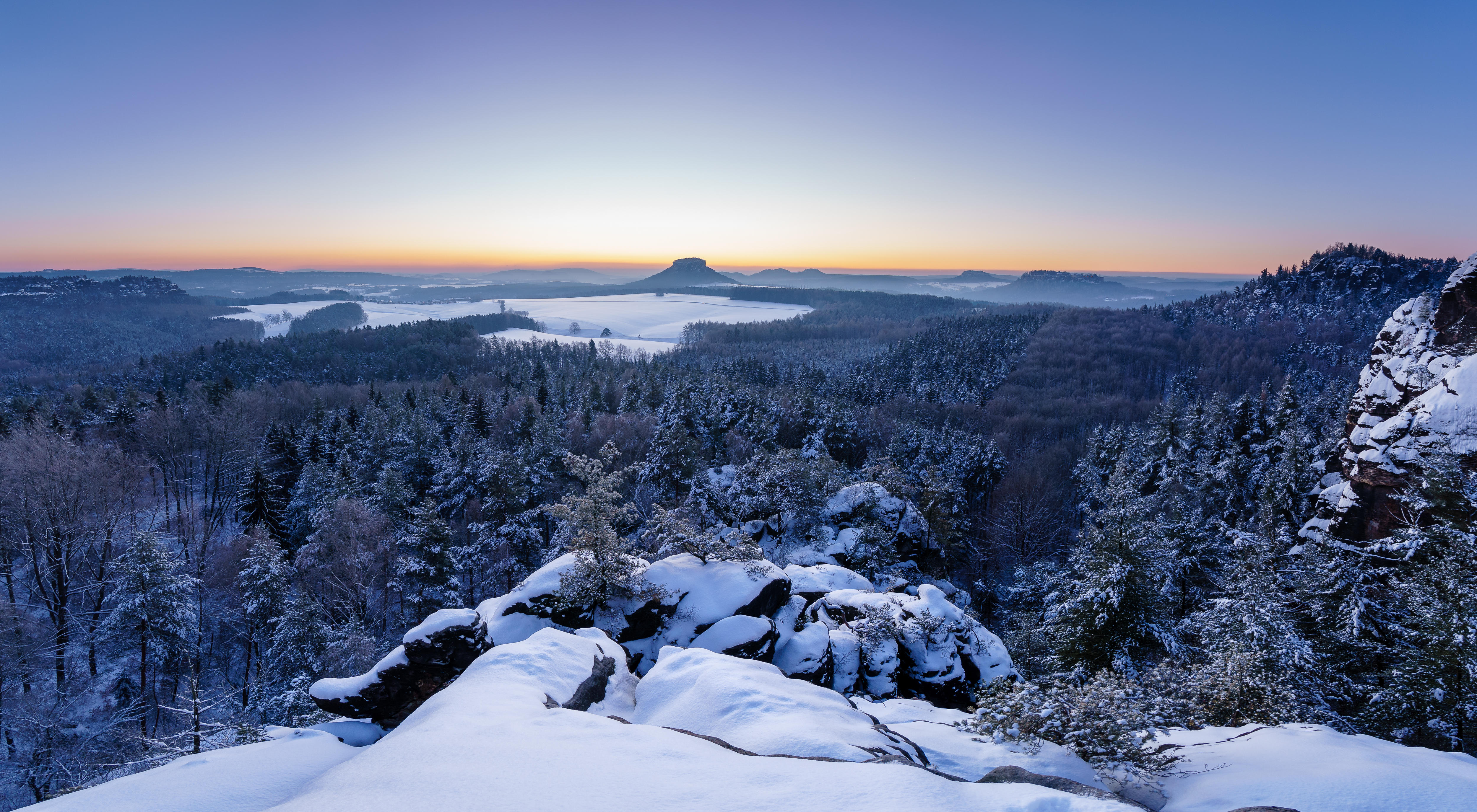 Wallpapers Saxon Switzerland Germany on the desktop