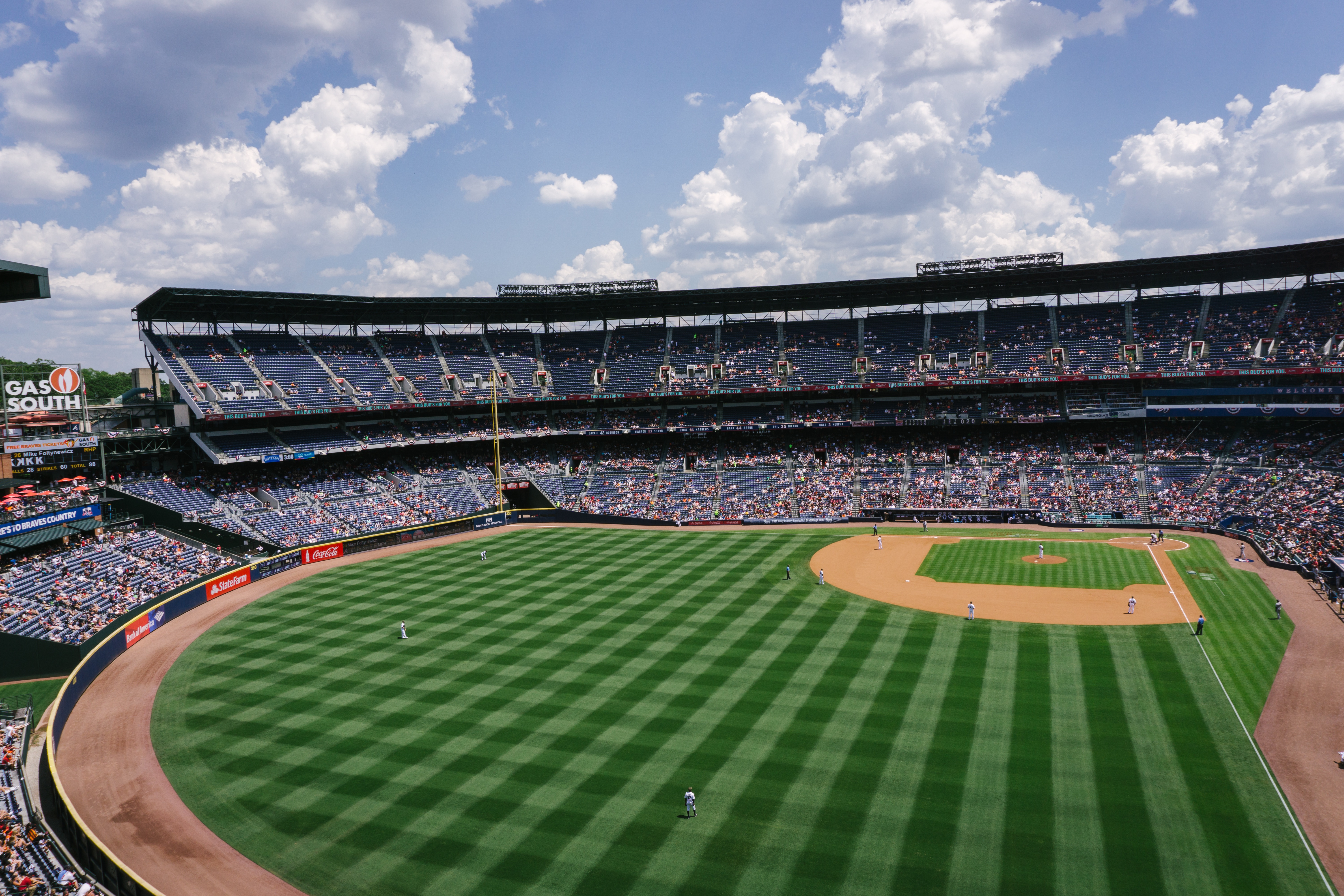 Wallpapers structure baseball stadium on the desktop