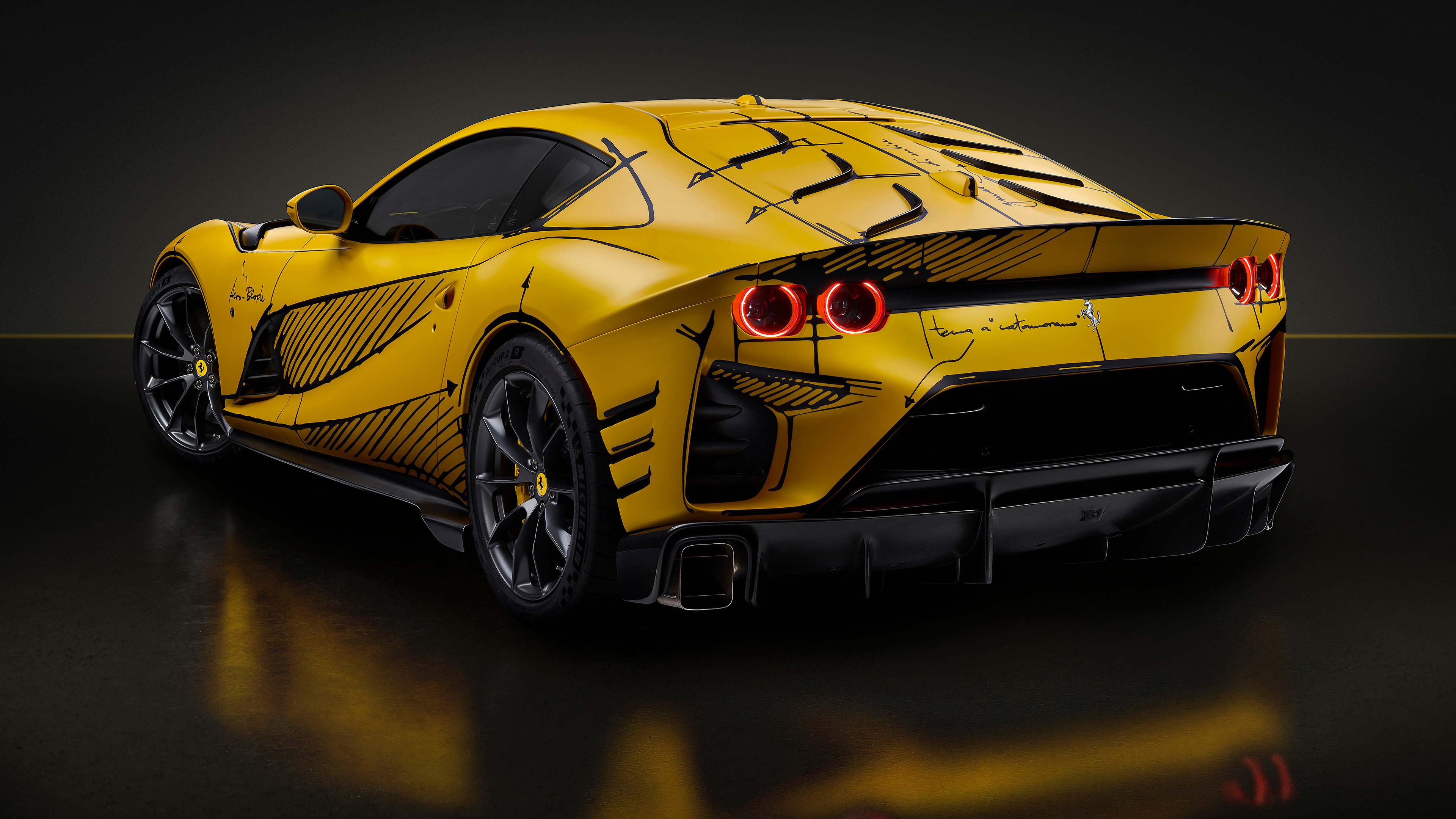 Free photo Ferrari 812 Competizione, 2023