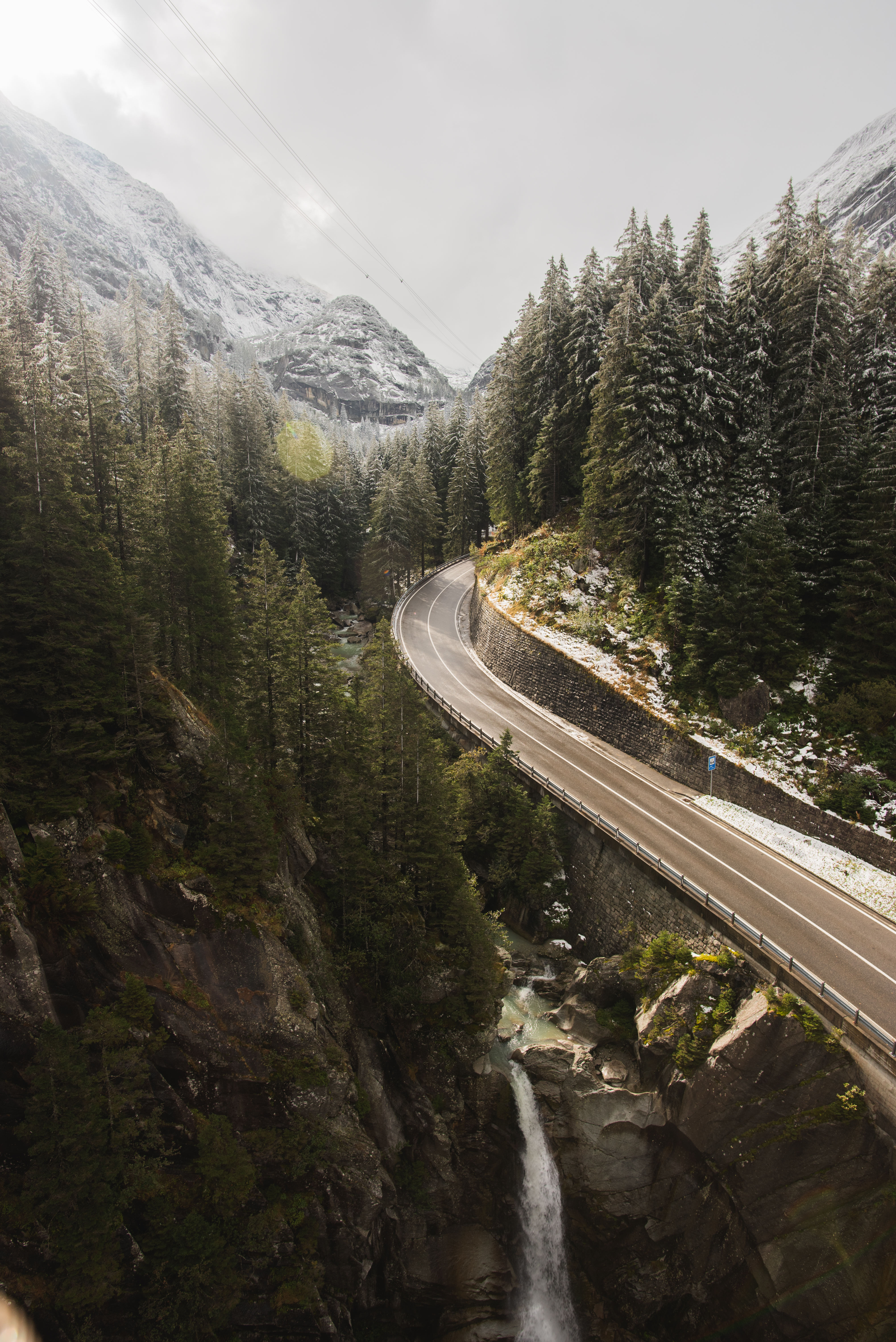 Wallpapers mountain road travel on the desktop