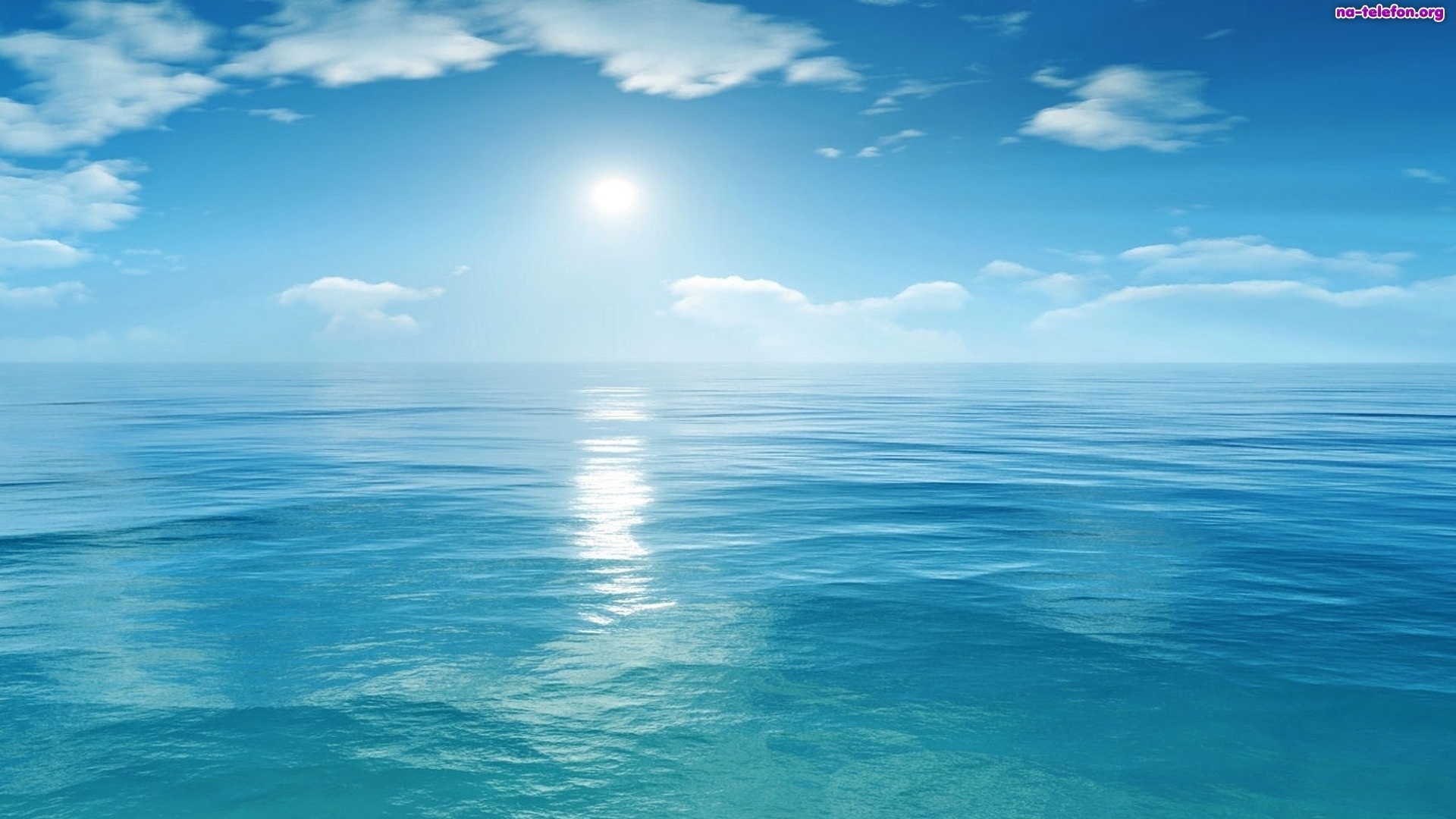 Wallpapers sea calmness sun on the desktop