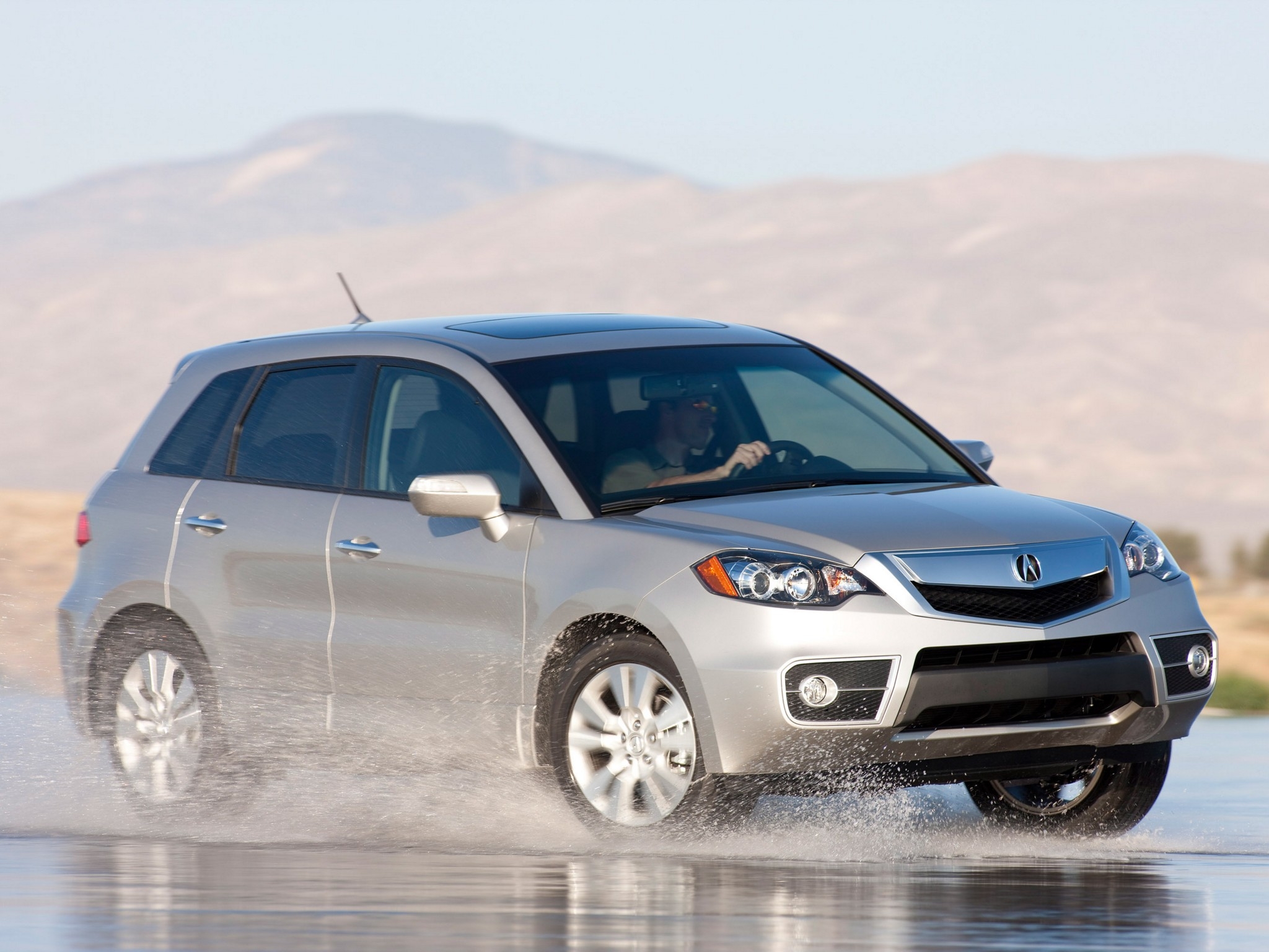 Wallpapers acura RDX silver metallic on the desktop