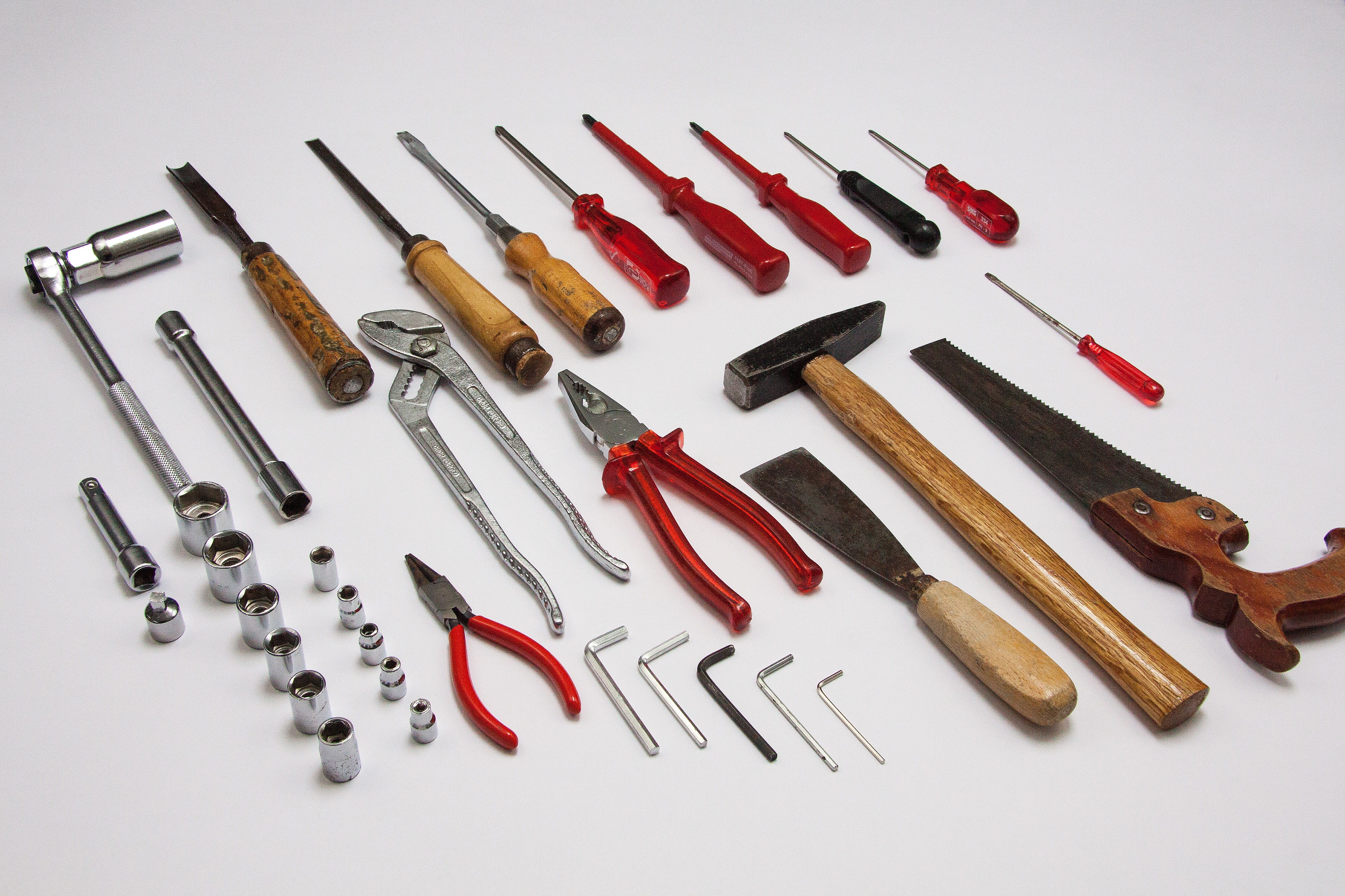 Wallpapers work tool hammer on the desktop