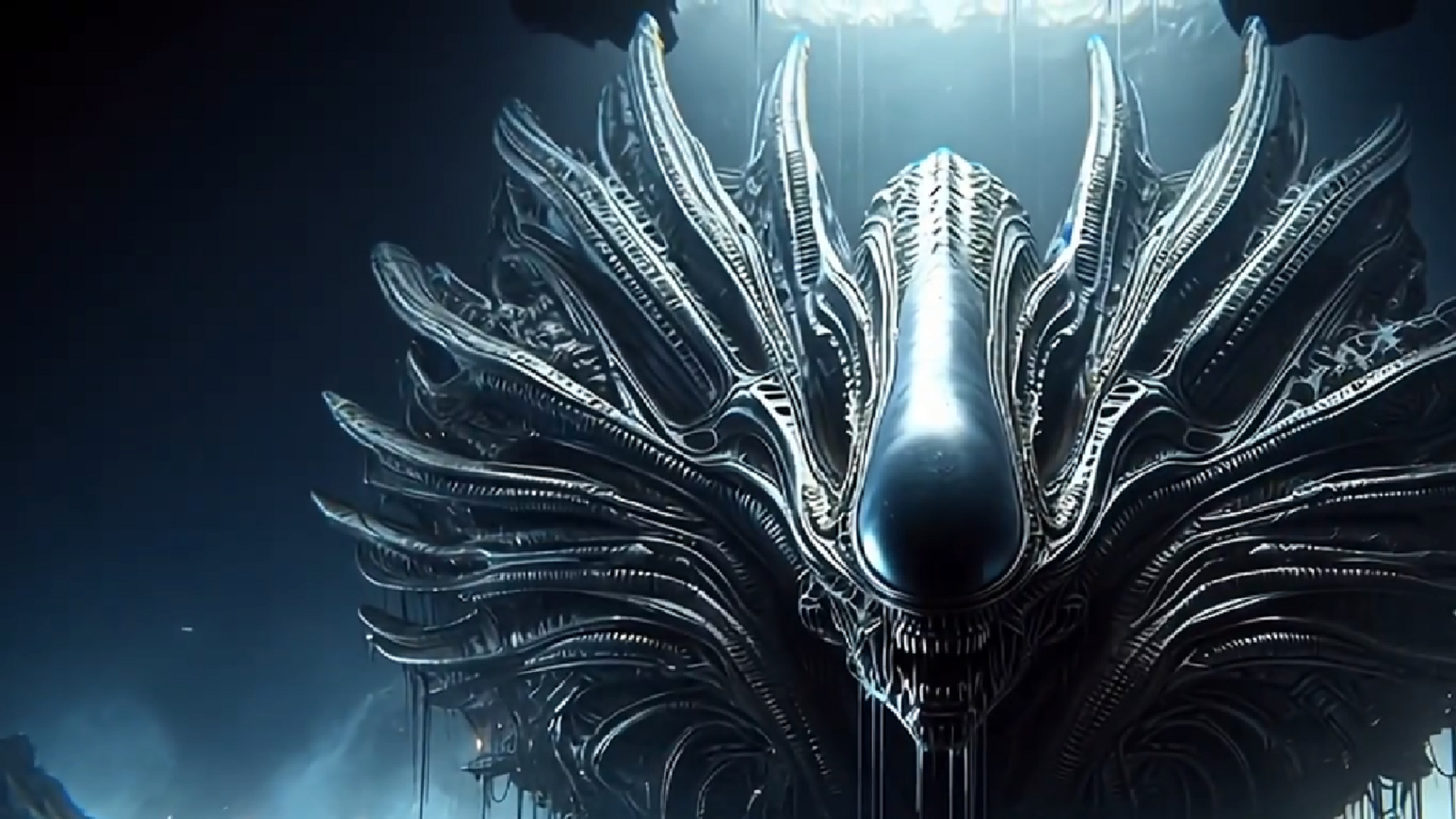 Бесплатное фото Чужой-космический монстр