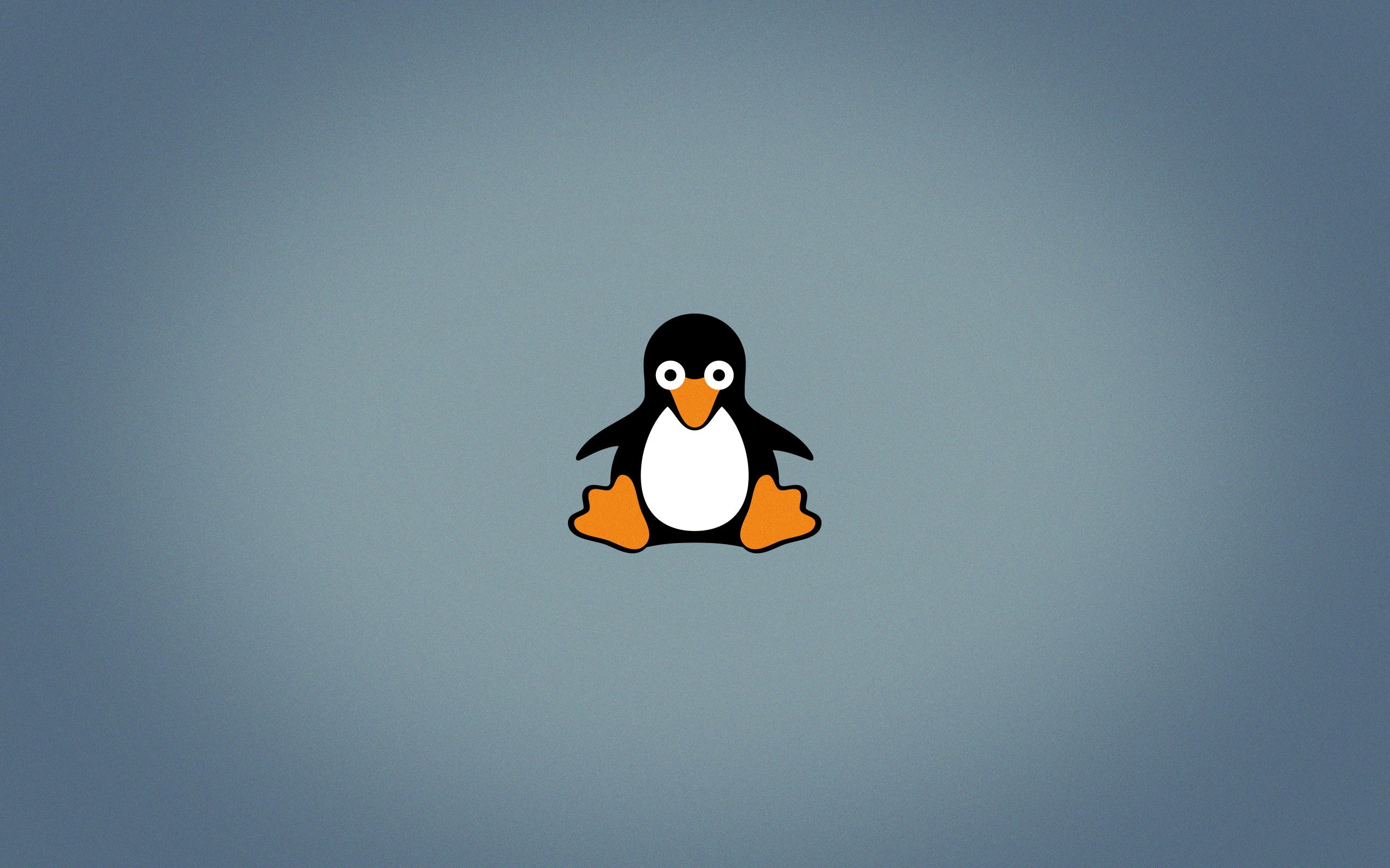 Обои Linux логотип пингвины на рабочий стол