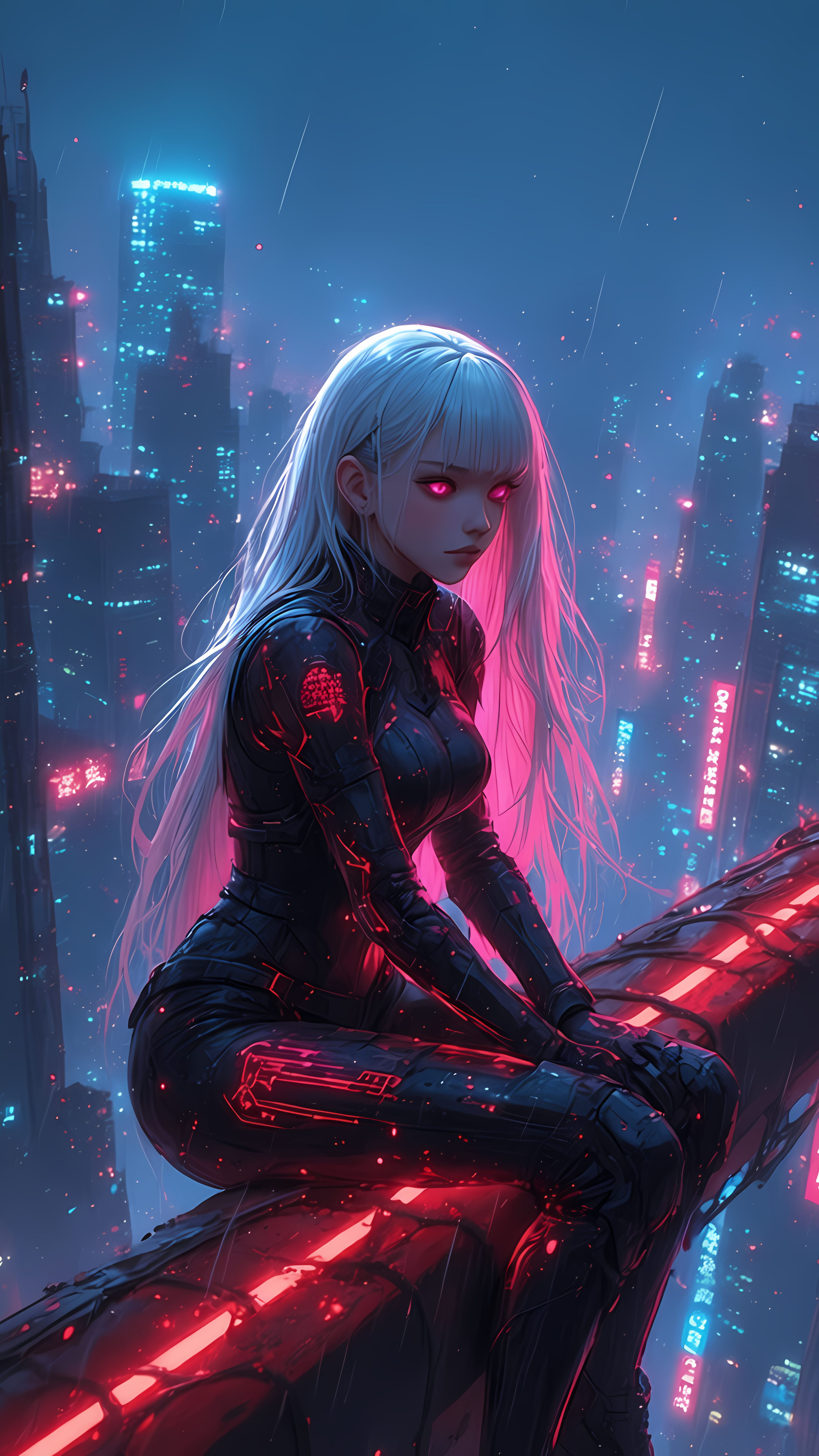 Красочная иллюстрация девушки