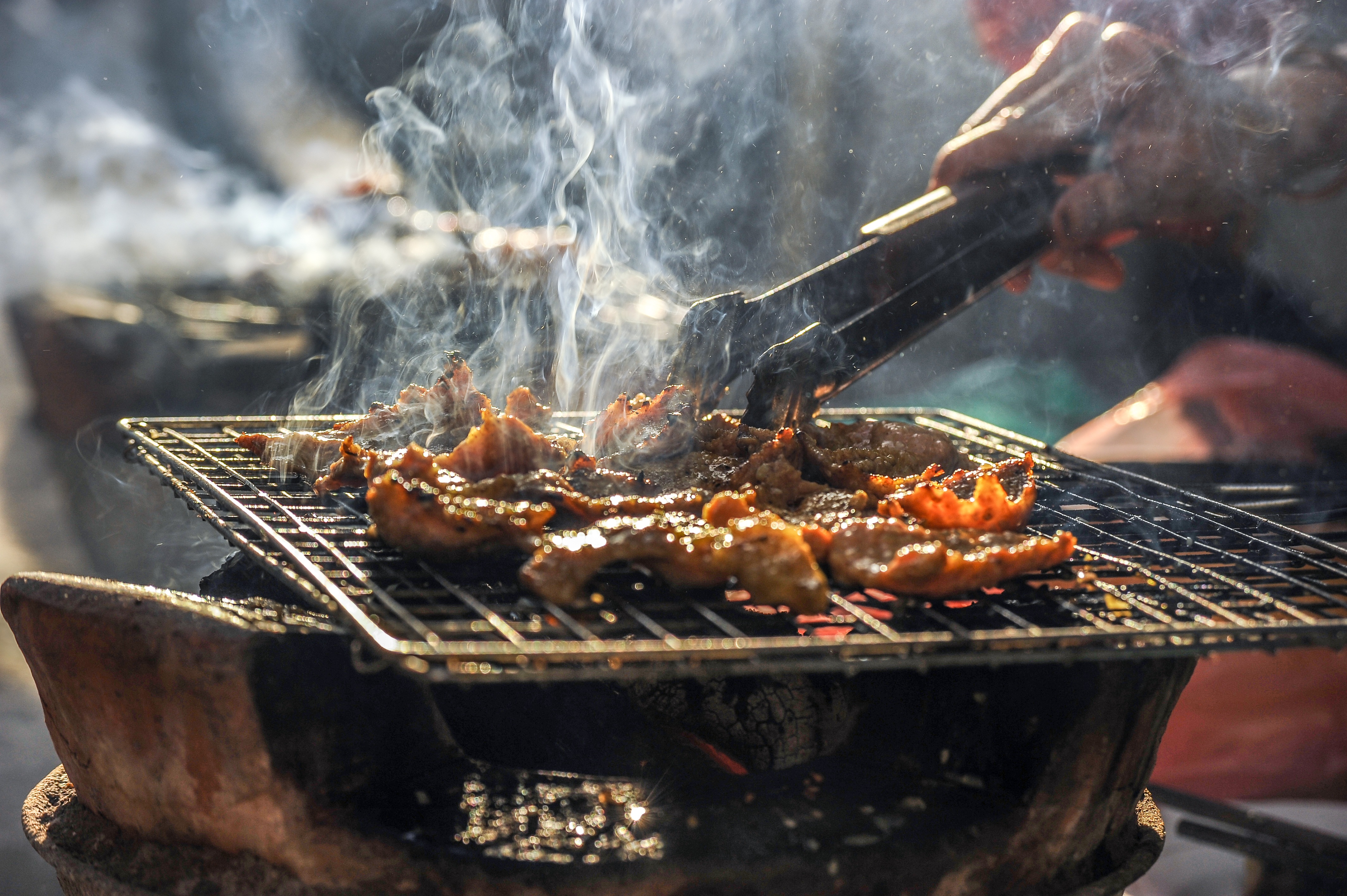 Wallpapers smoke dish food on the desktop