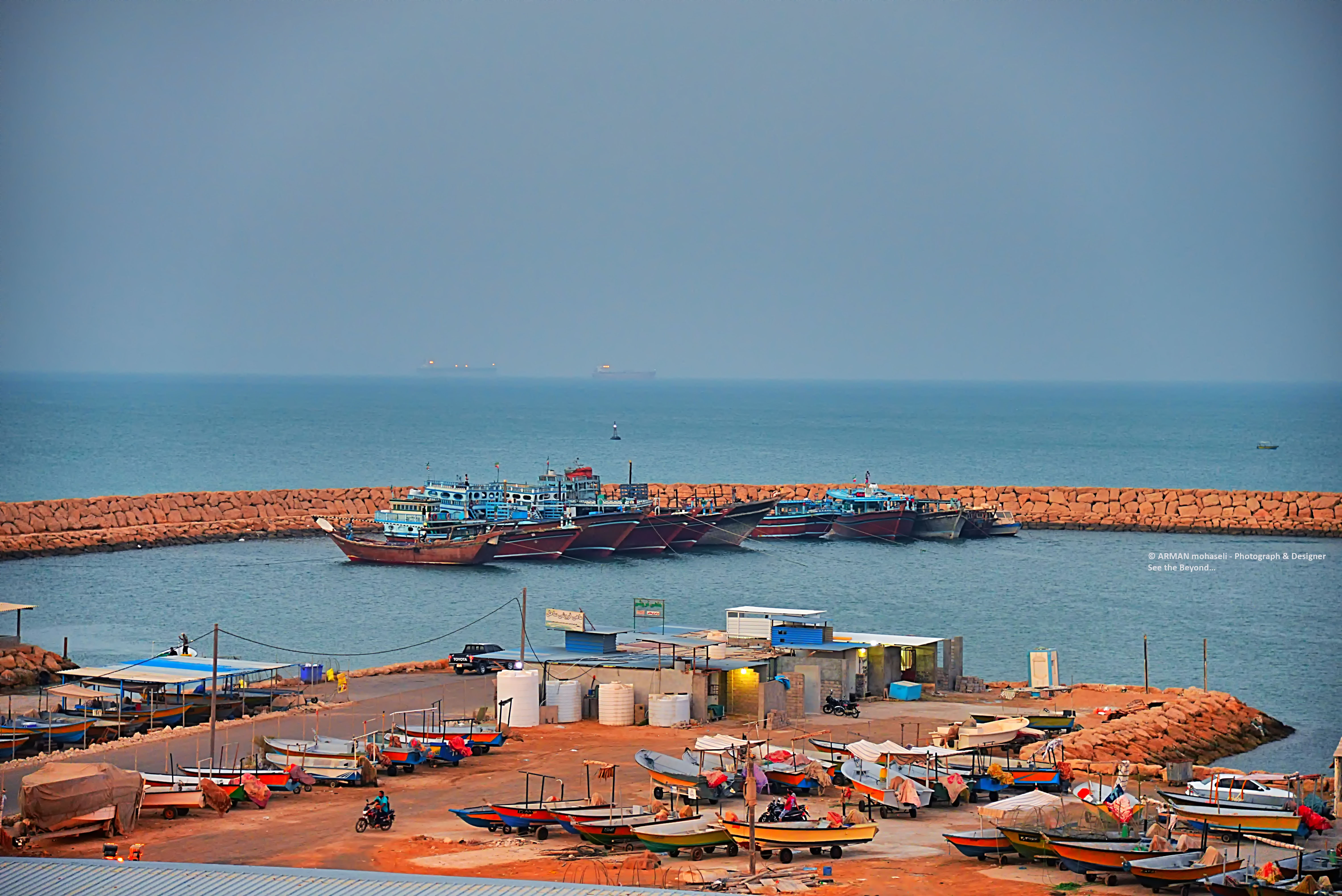 Wallpapers photo sea water transport on the desktop