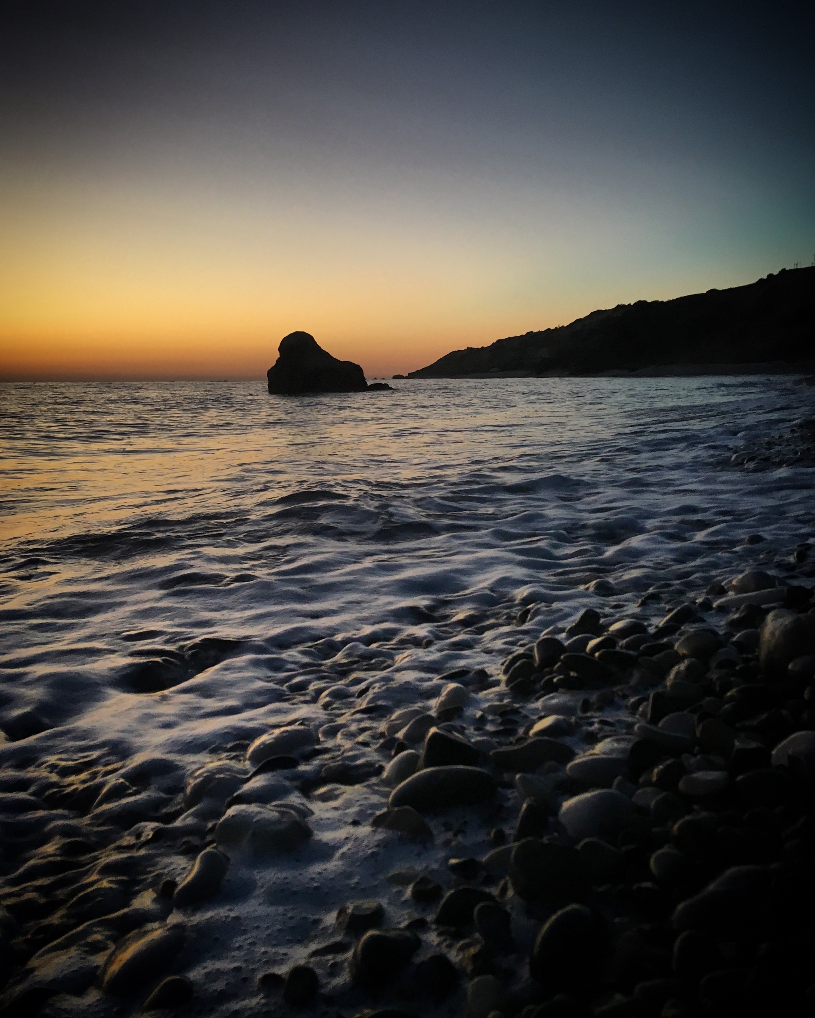 Обои океан закат пляж на рабочий стол