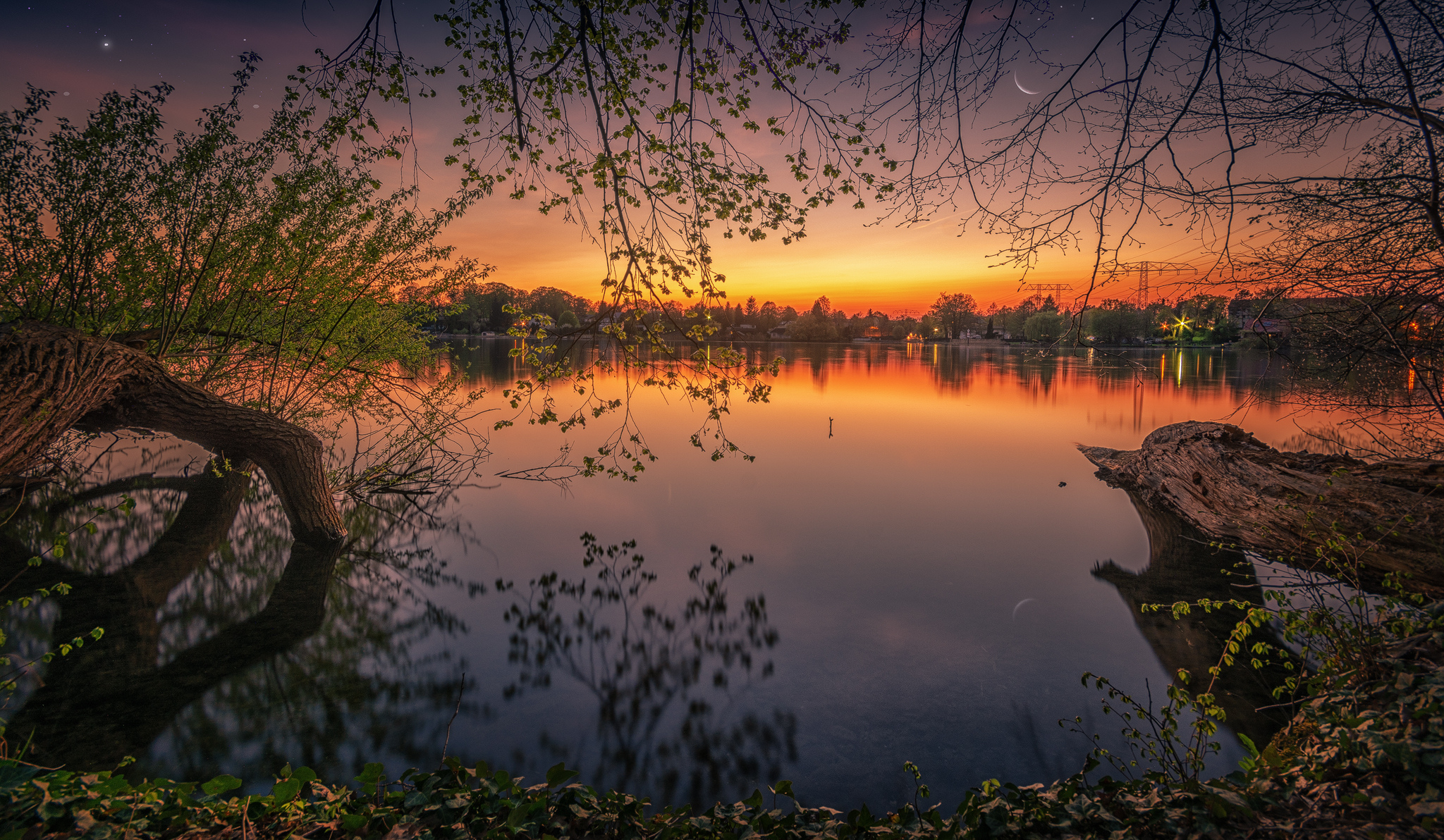 Wallpapers twilight nature landscape on the desktop