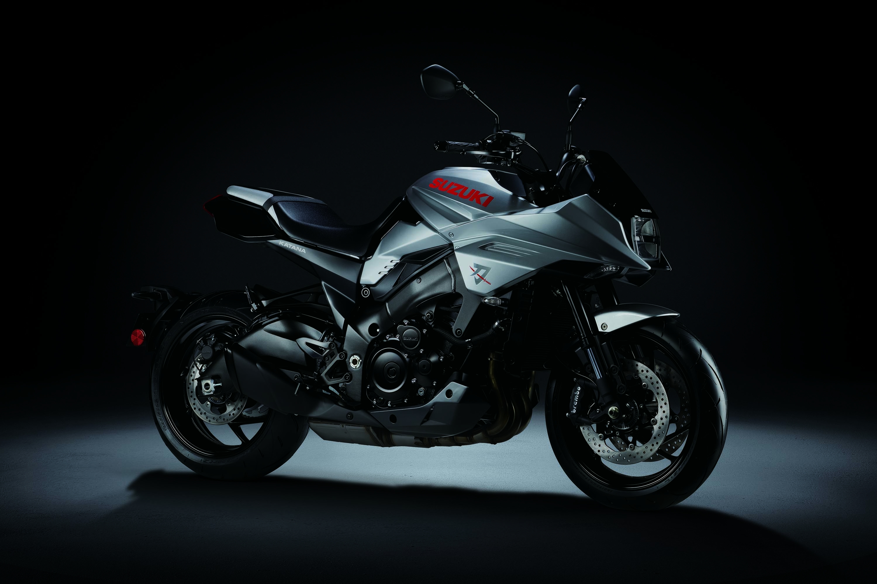 Wallpapers Suzuki katana silver sport on the desktop