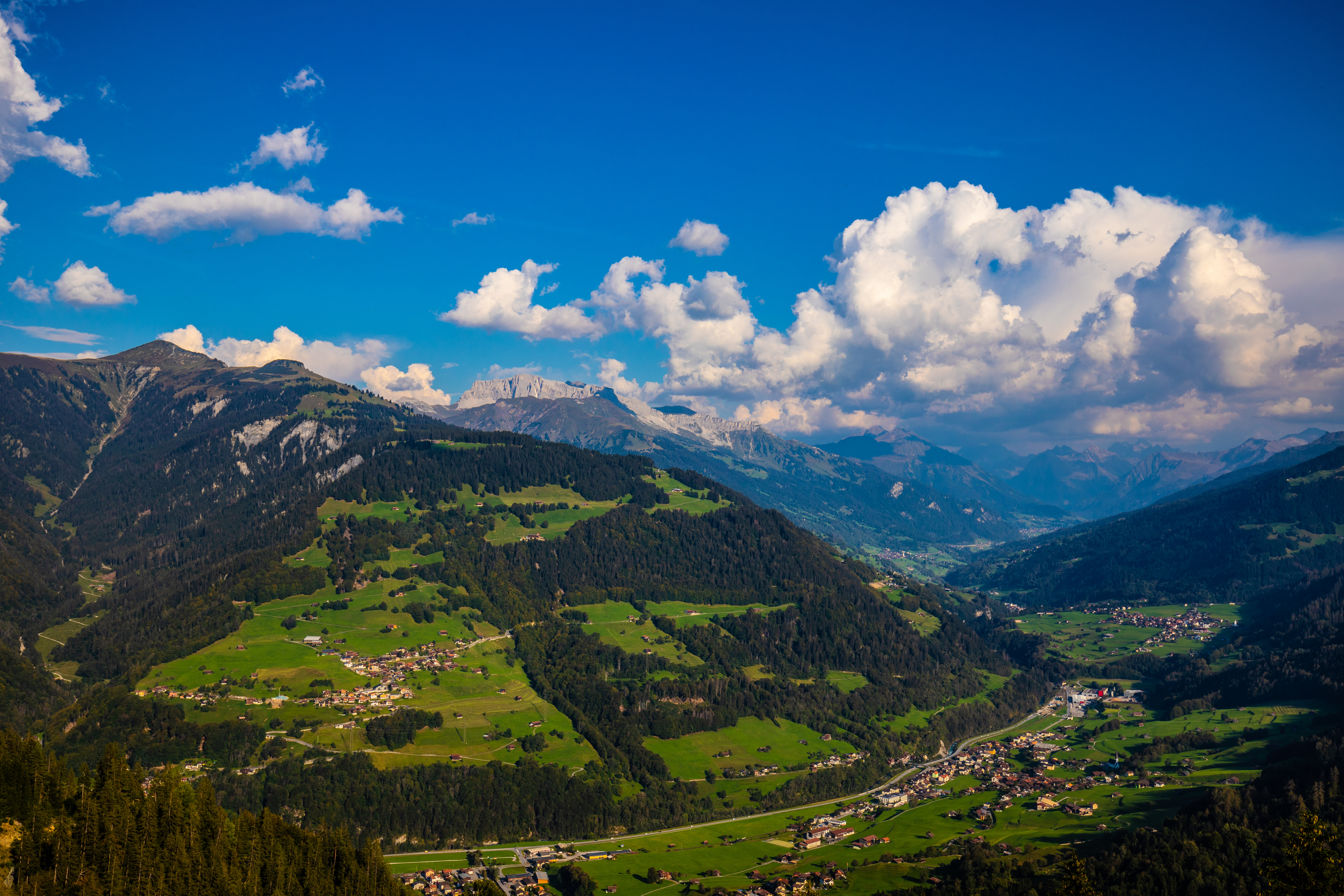 Wallpapers mountains clouds mountain clouds alps on the desktop