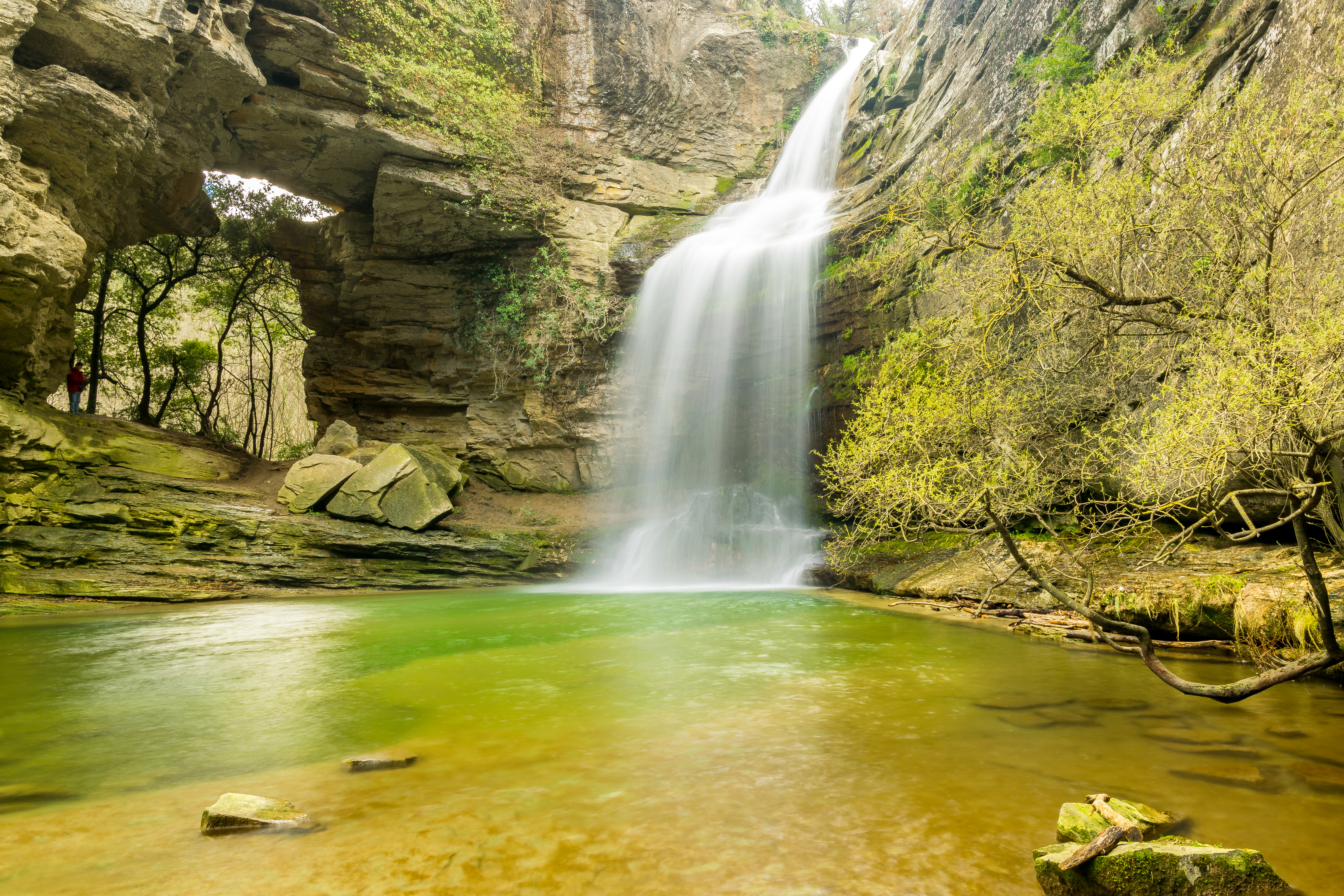 Wallpapers falls Sunny day shallow water on the desktop