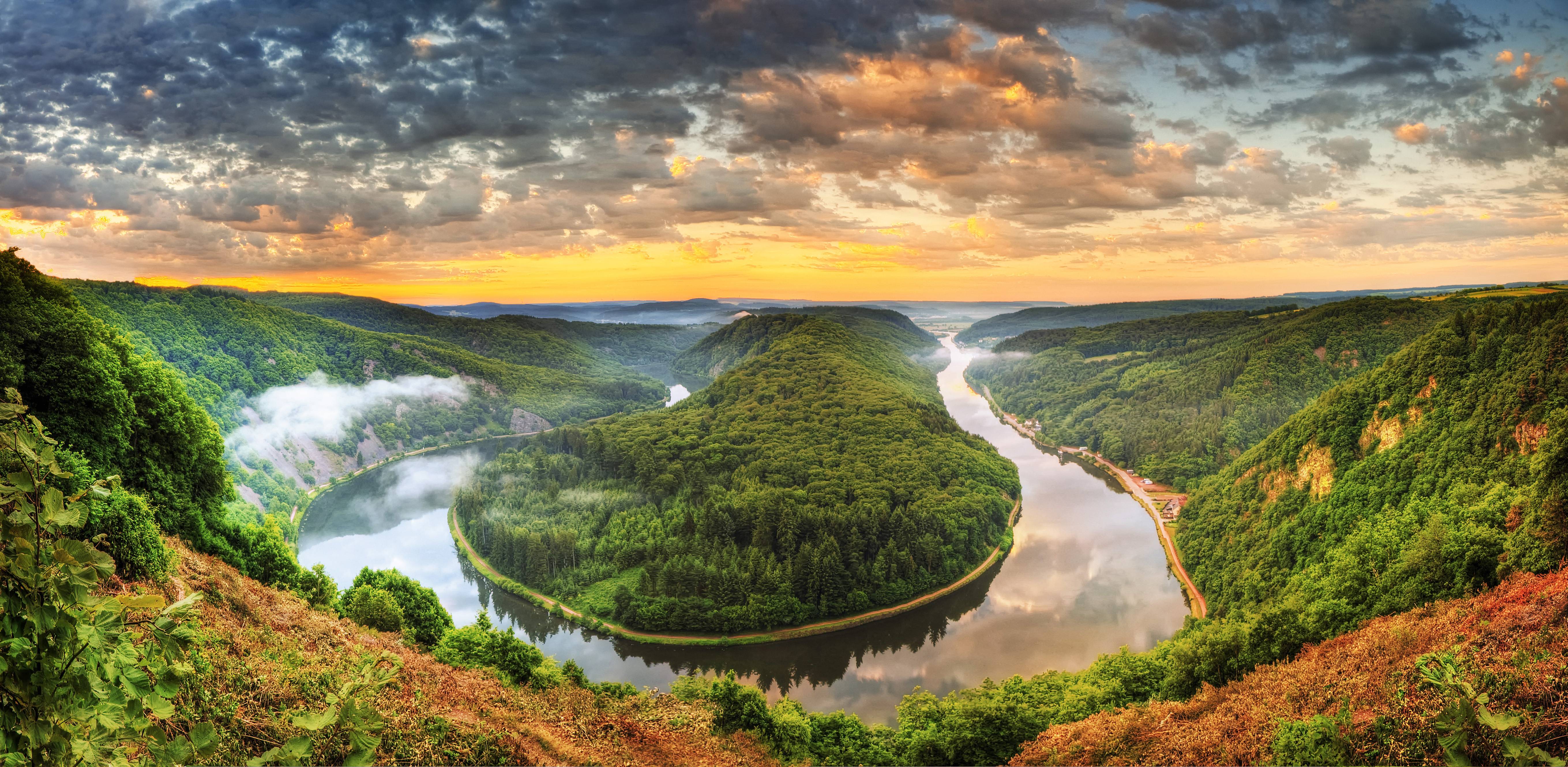 Wallpapers Mettlach German Horseshoe Bend on the desktop