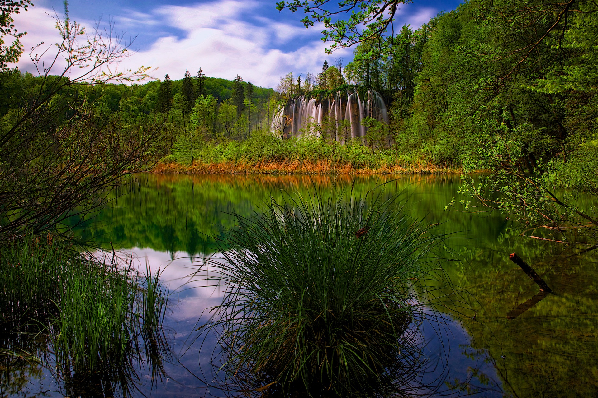 Wallpapers Plitvice lakes national park Plitvice Lakes landscapes on the desktop