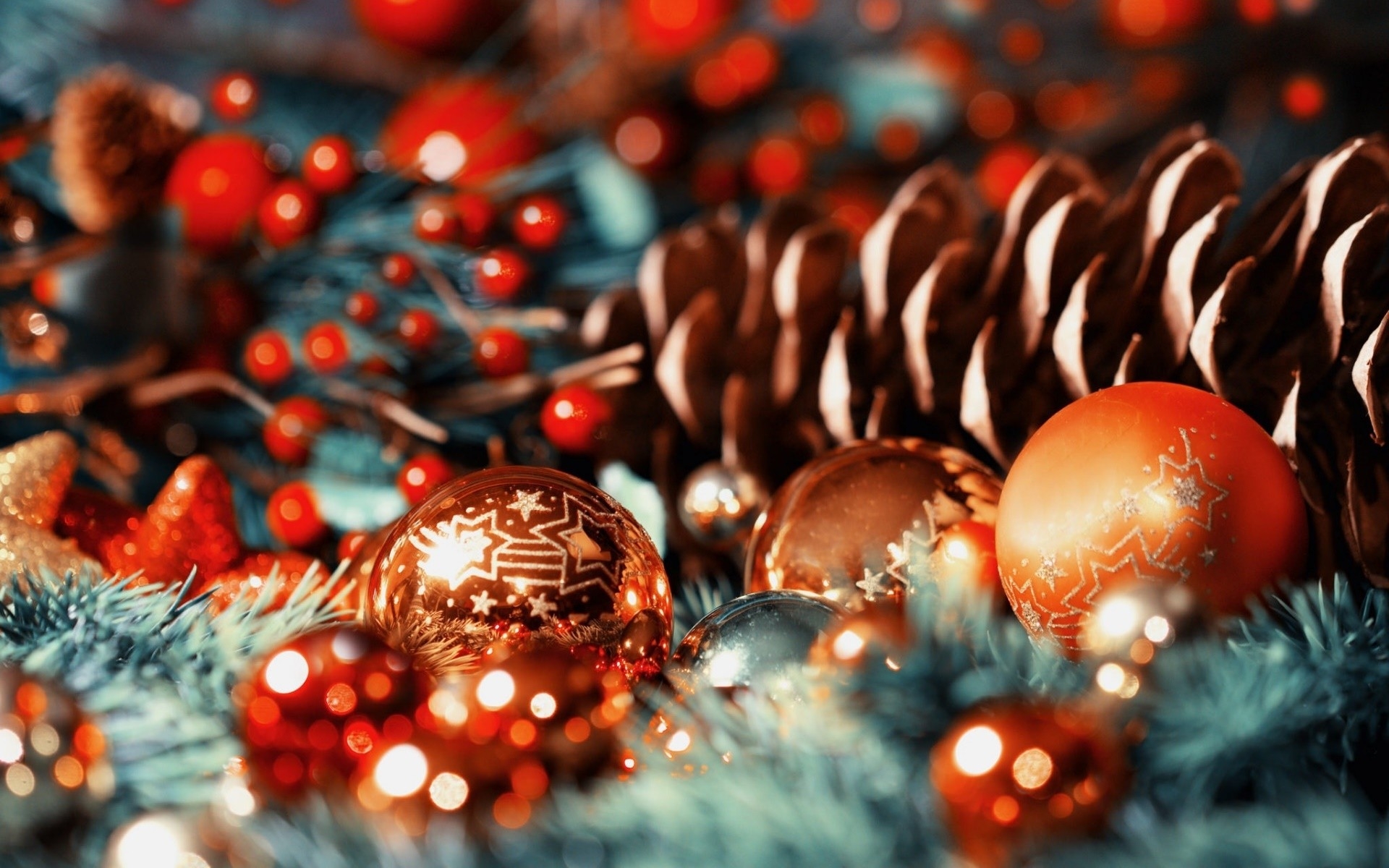 Wallpapers christmas decorations ornaments close on the desktop