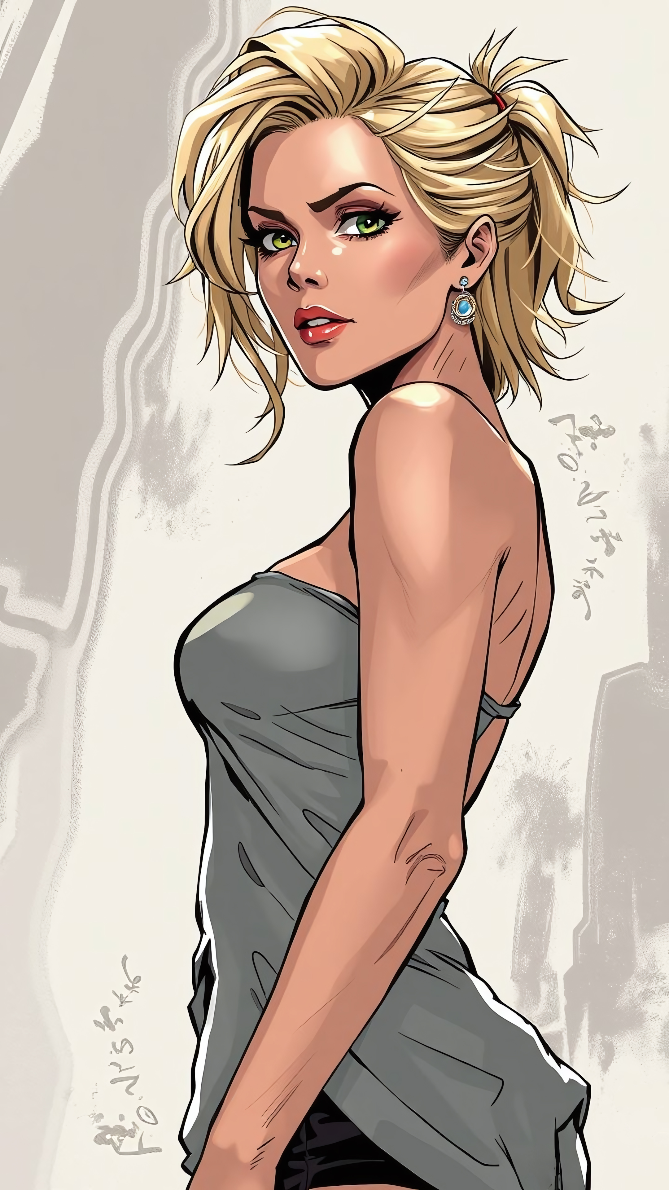 Иллюстрация Арт Девушка