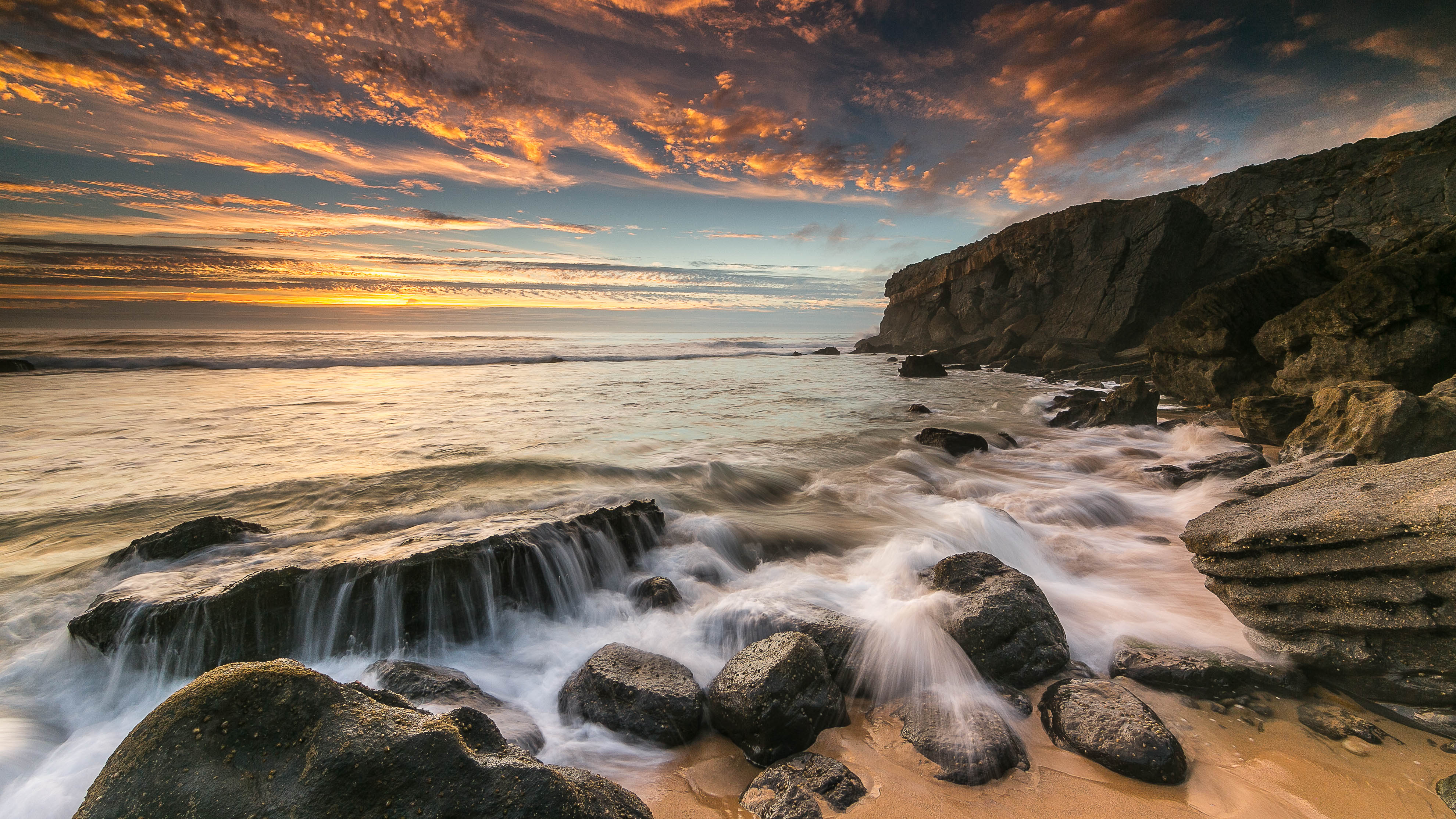 Wallpapers Abano beach Sintra Portugal on the desktop