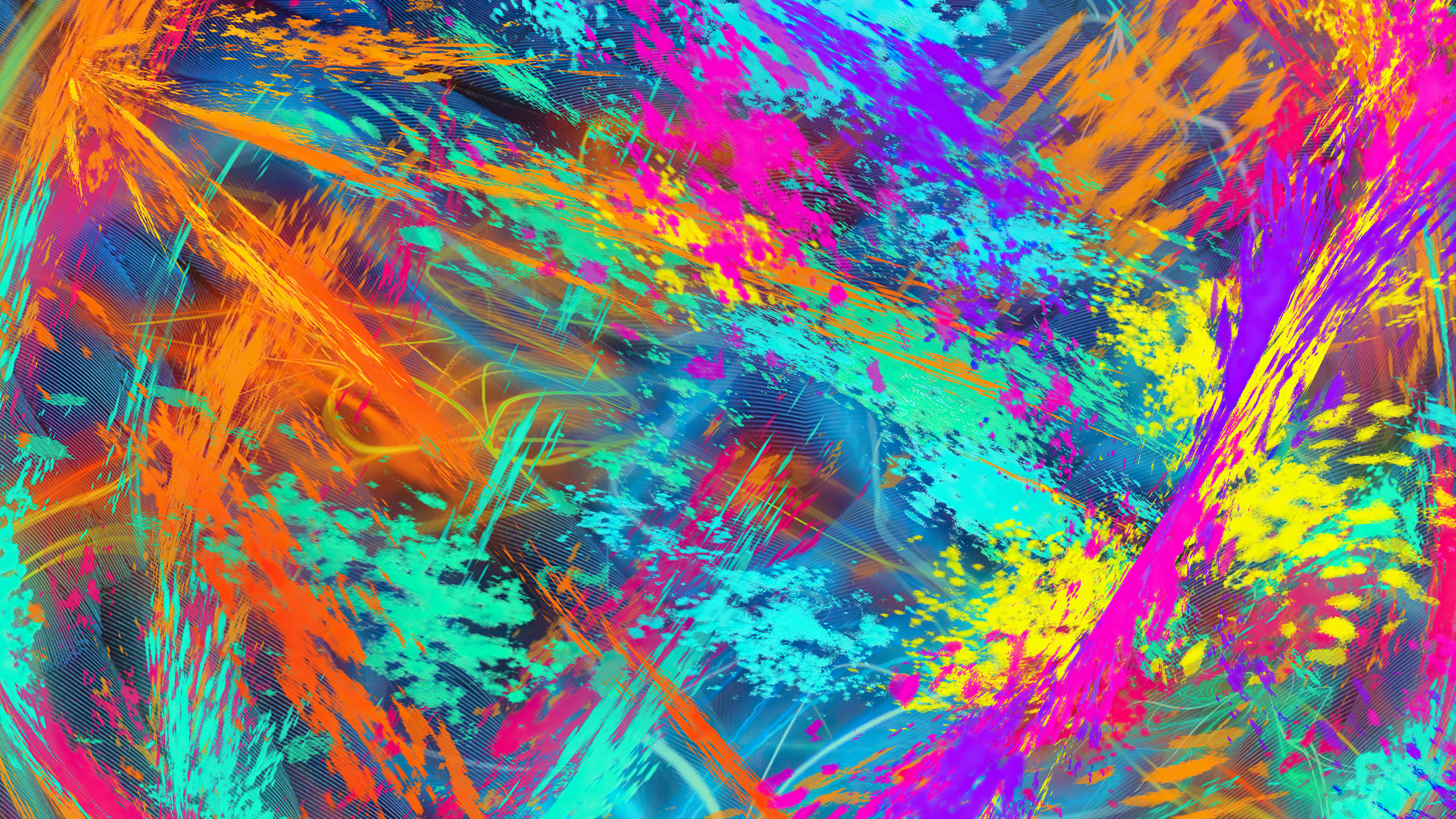 Wallpapers multi-colored color artwork on the desktop