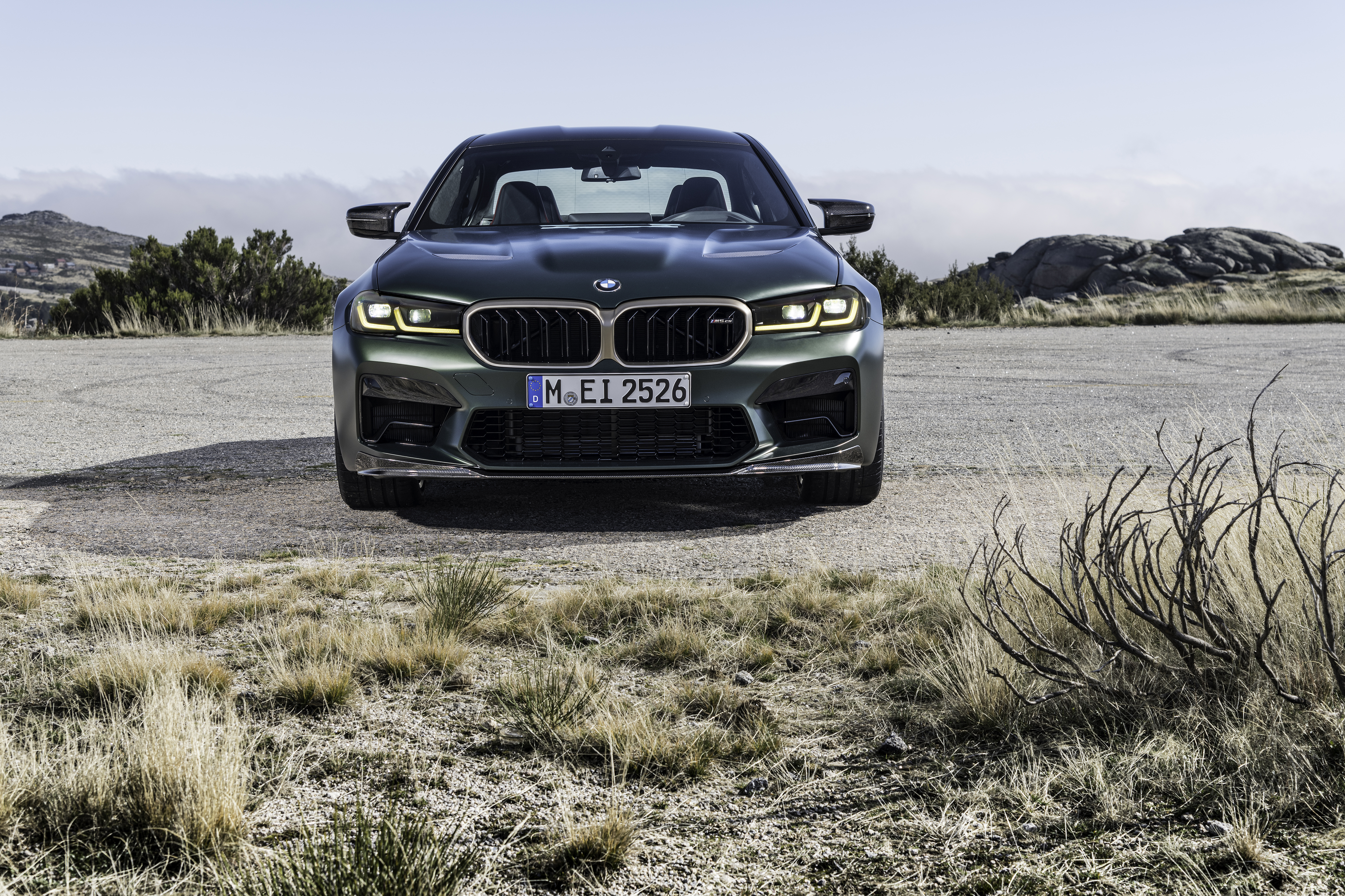 Free photo Black cross BMW M5