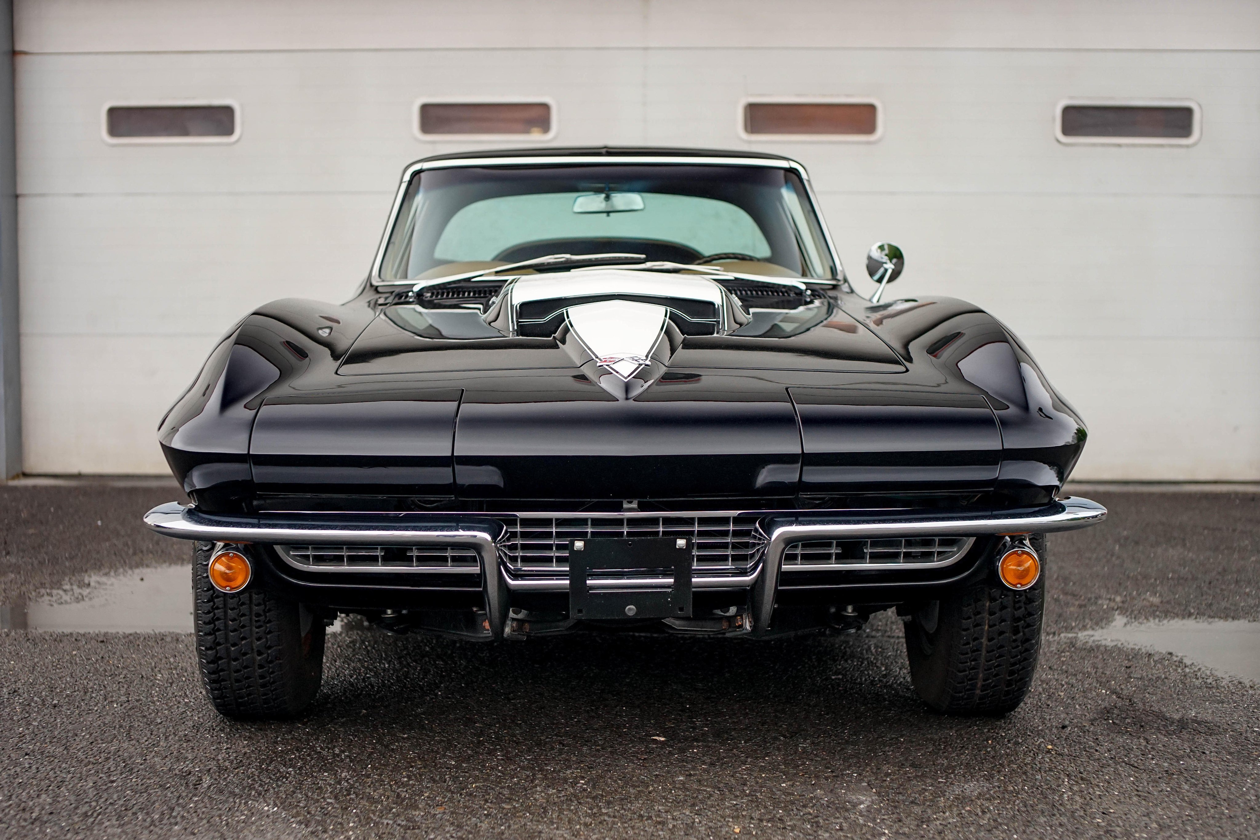 Wallpapers 1967 chevrolet corvette front of view from front on the desktop