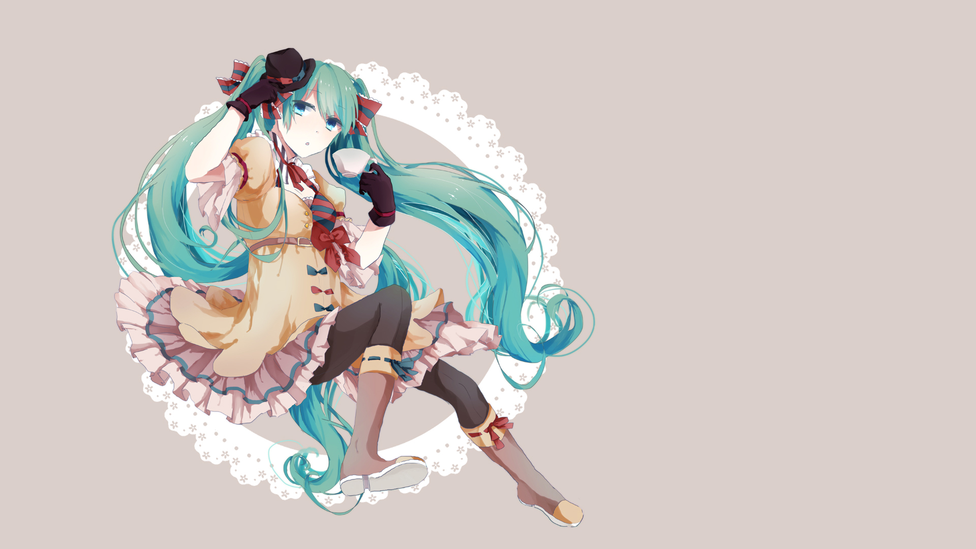 Обои иллюстрация простой фон аниме на рабочий стол