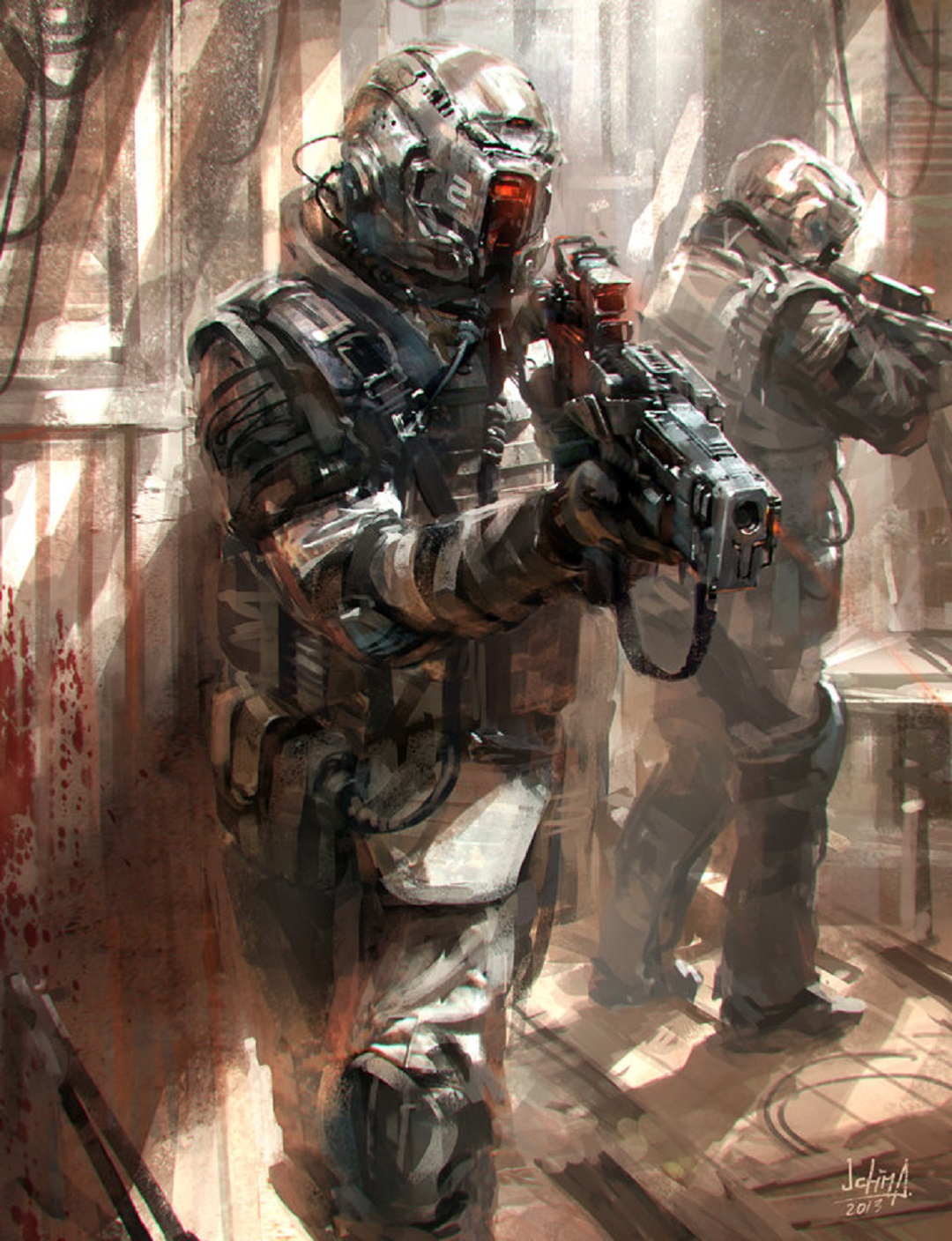 未来军队的精英战士