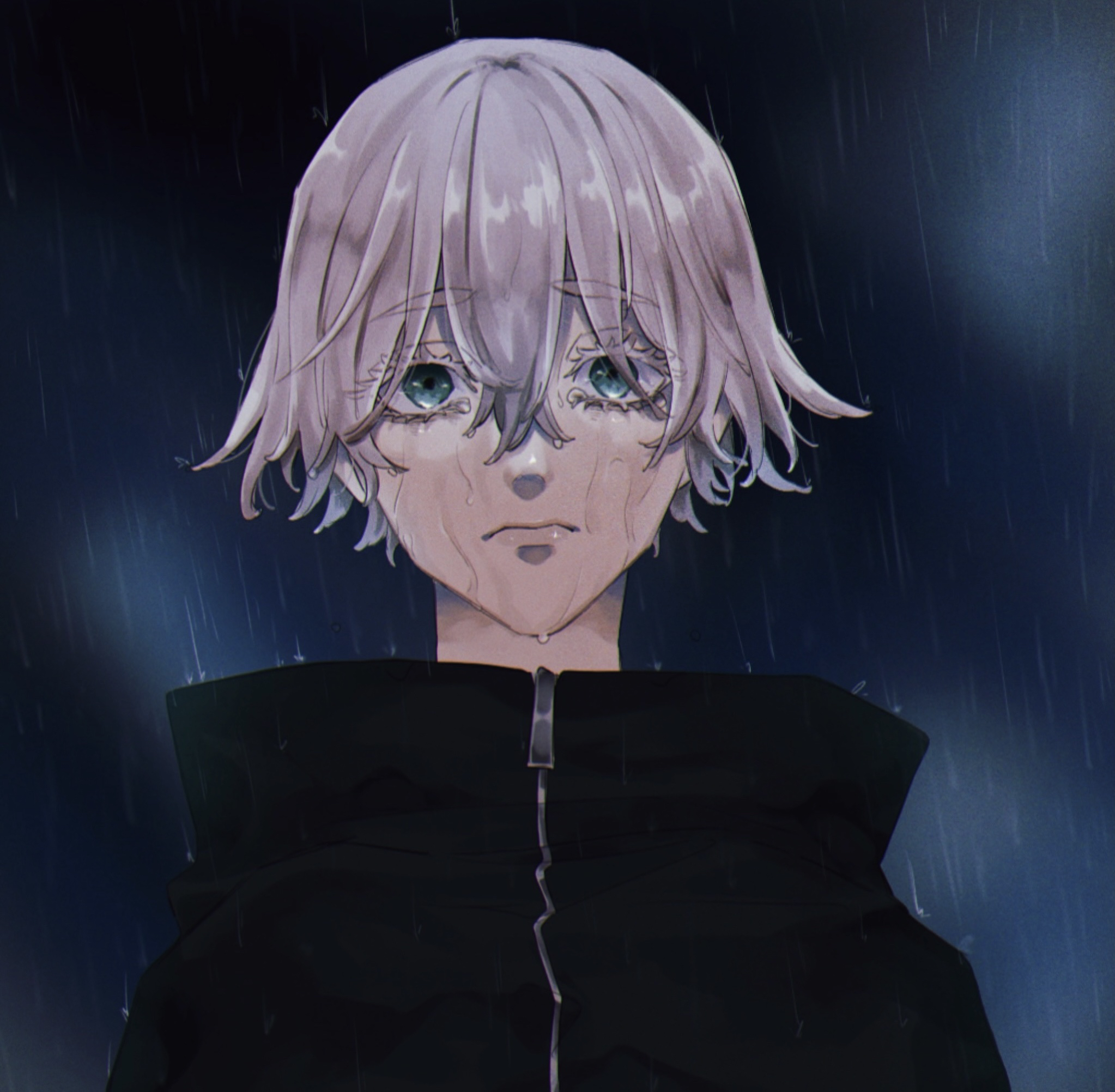 Обои токийские мстители дождь ночь на рабочий стол