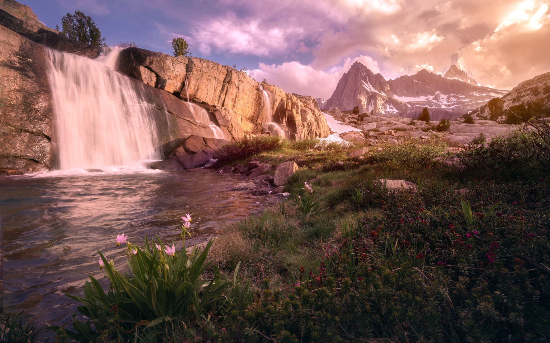 Шум водопада