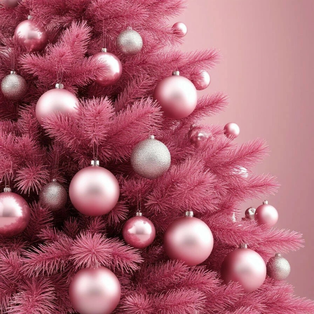 Розовая зимняя сказка