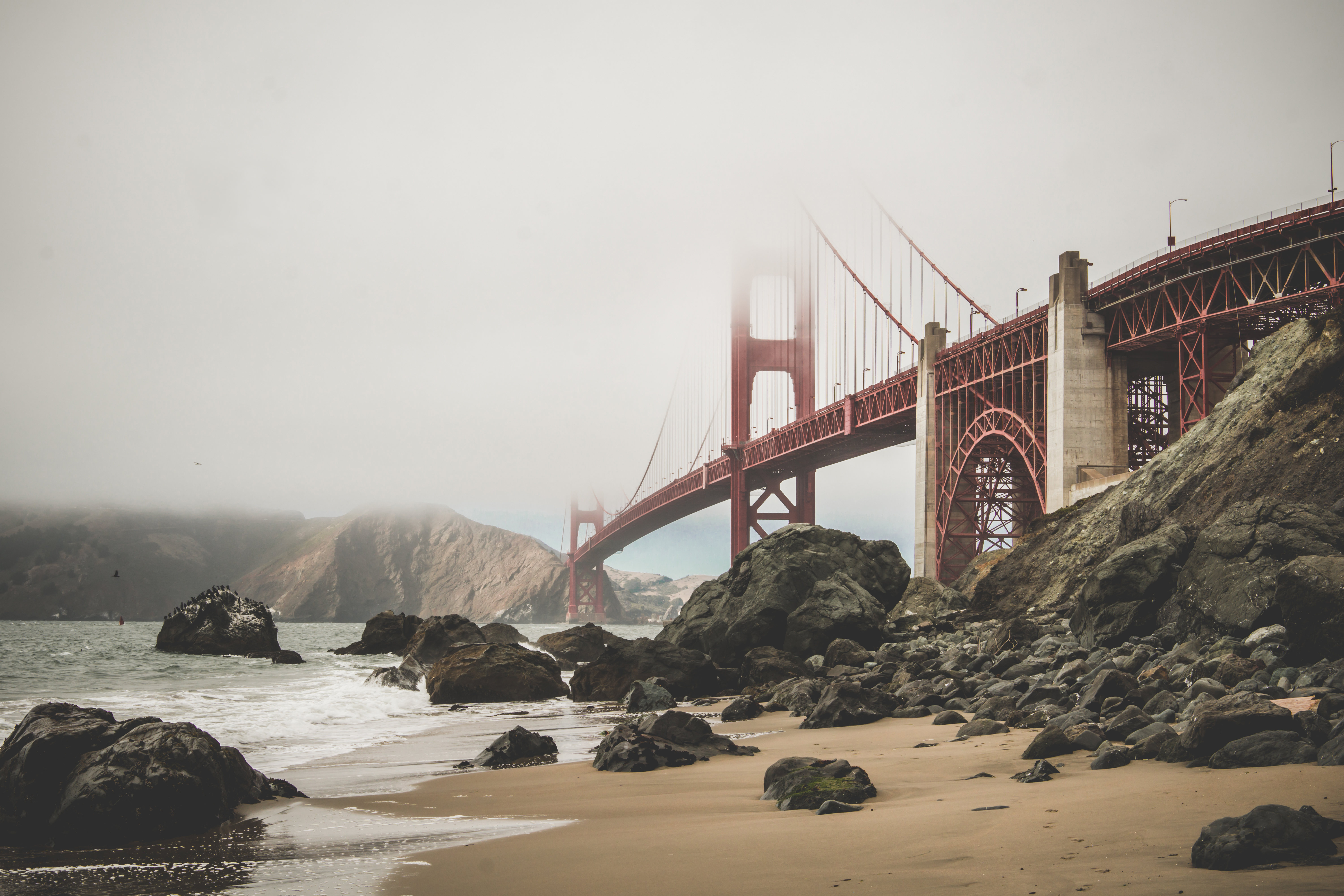 Wallpapers californium San Francisco fog on the desktop