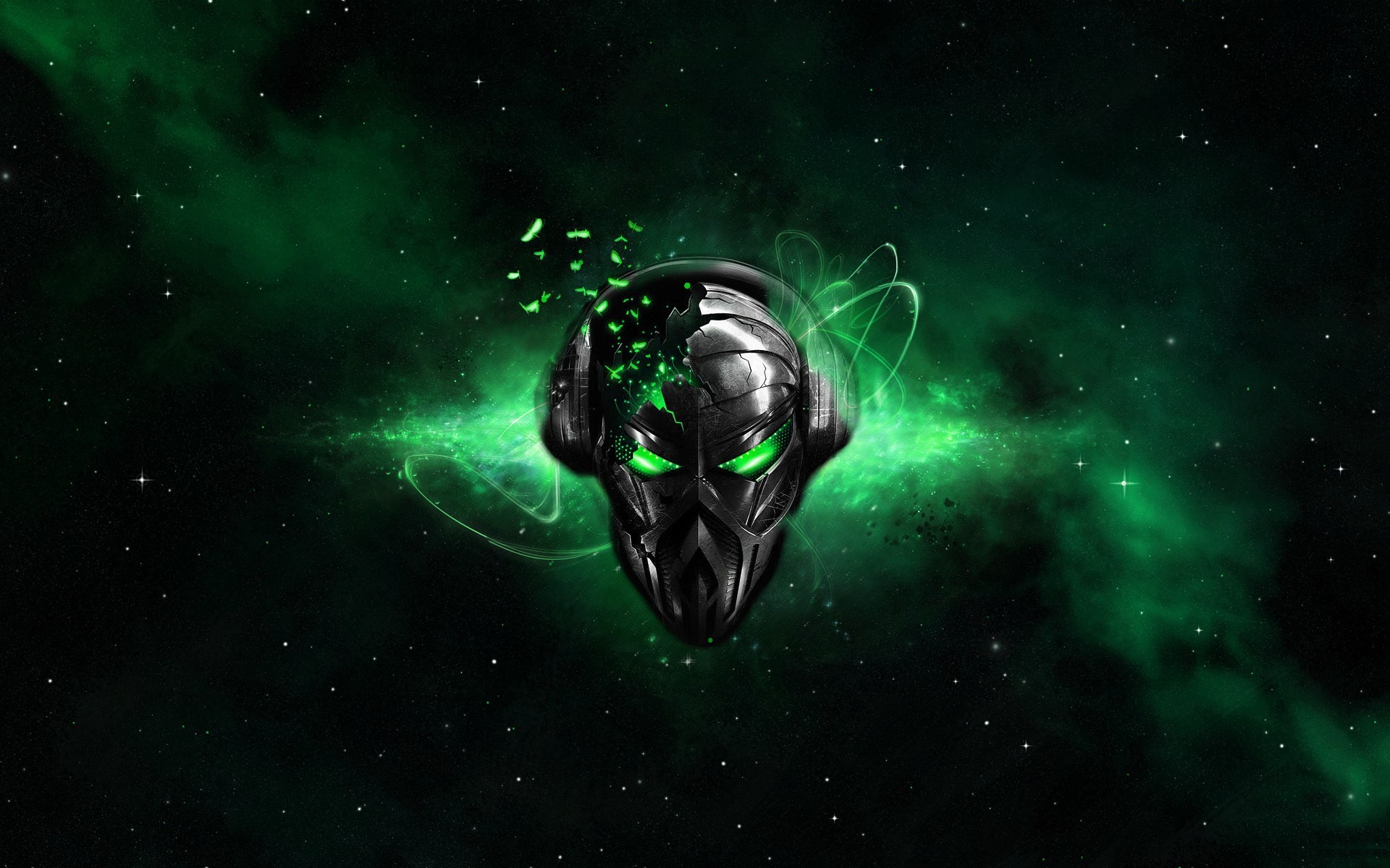 Wallpapers illustration digital art space on the desktop