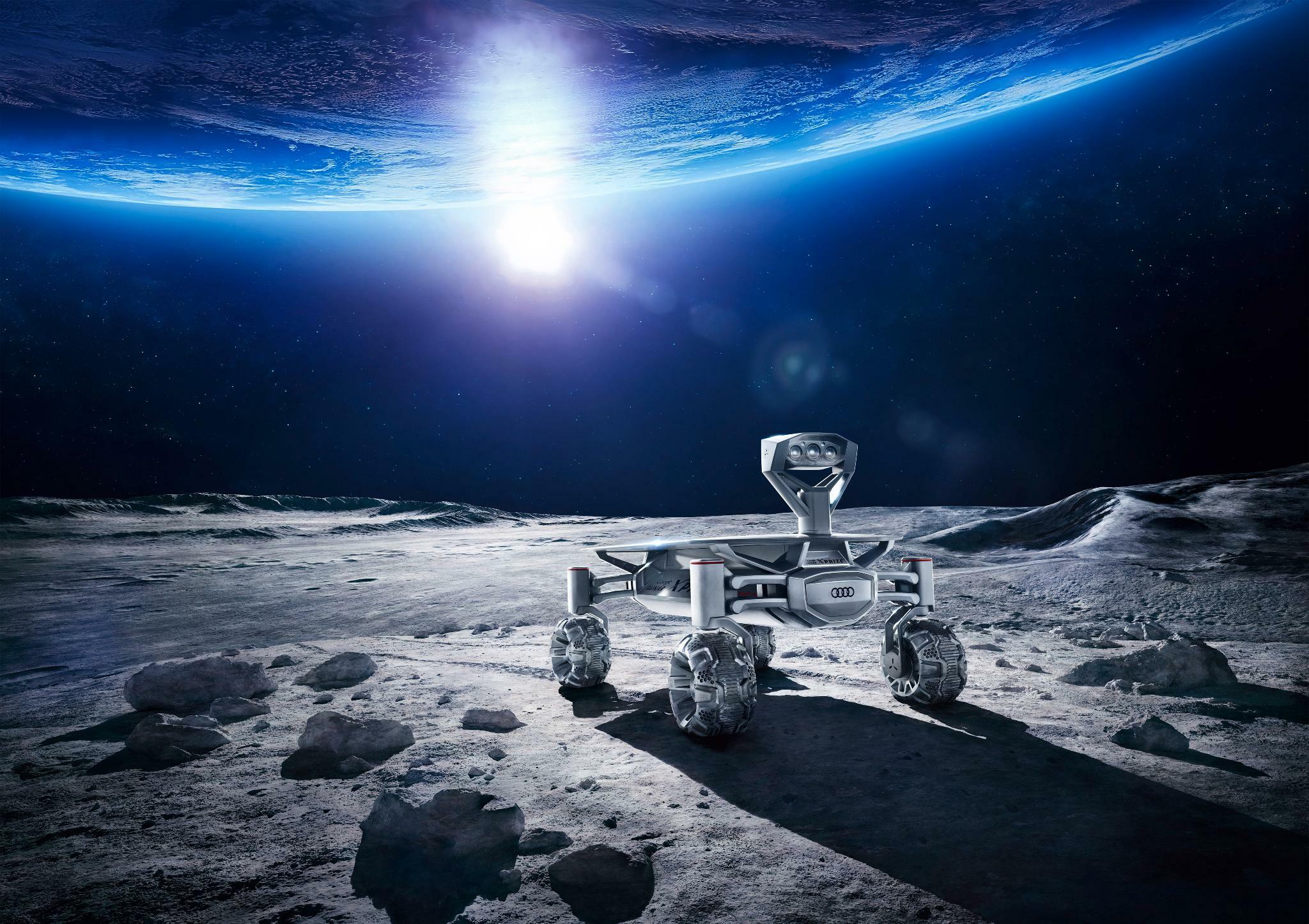 桌面上的壁纸空间 行星 月球漫步者