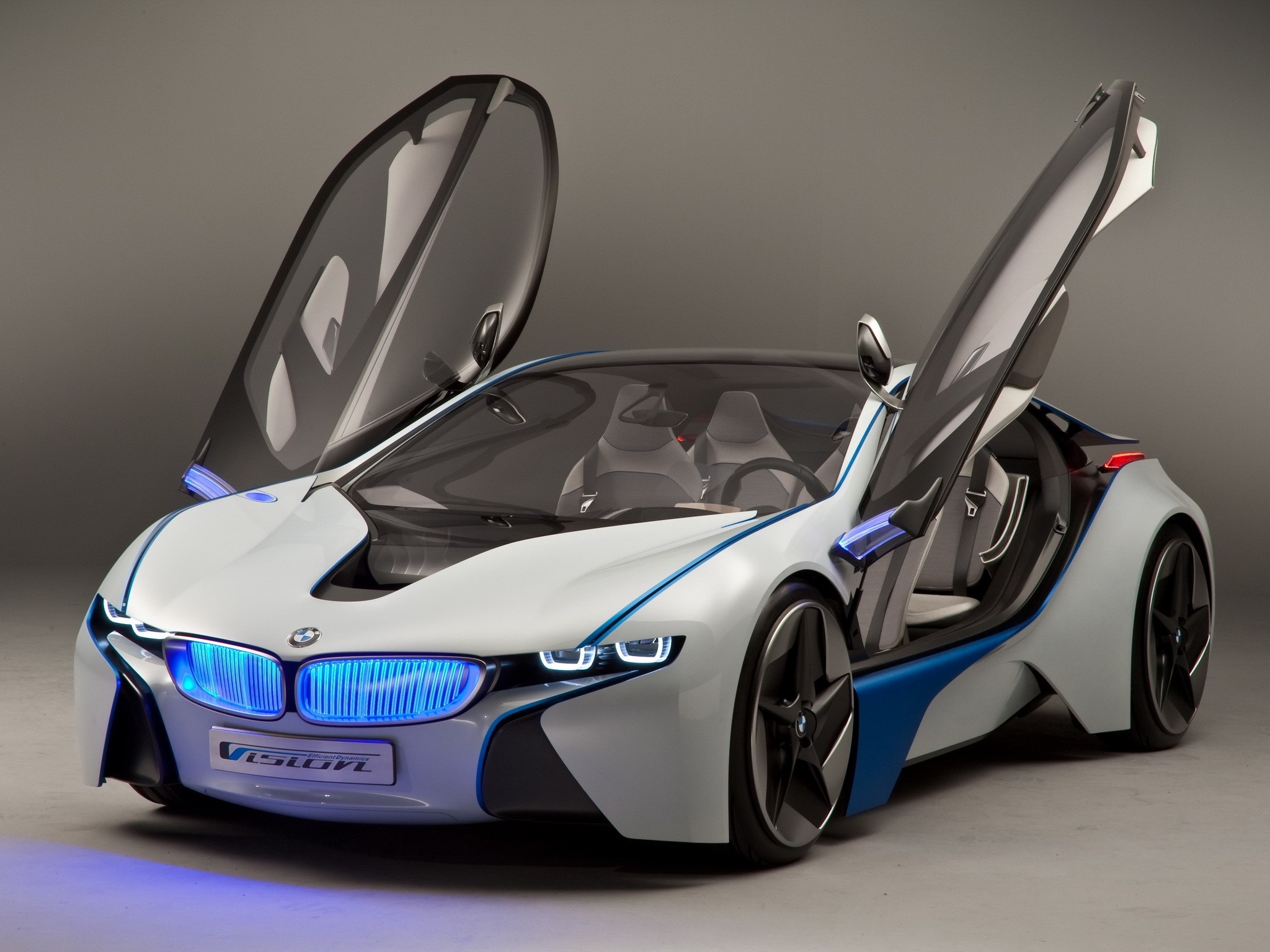 免费照片白色 BMW Vision Next 100