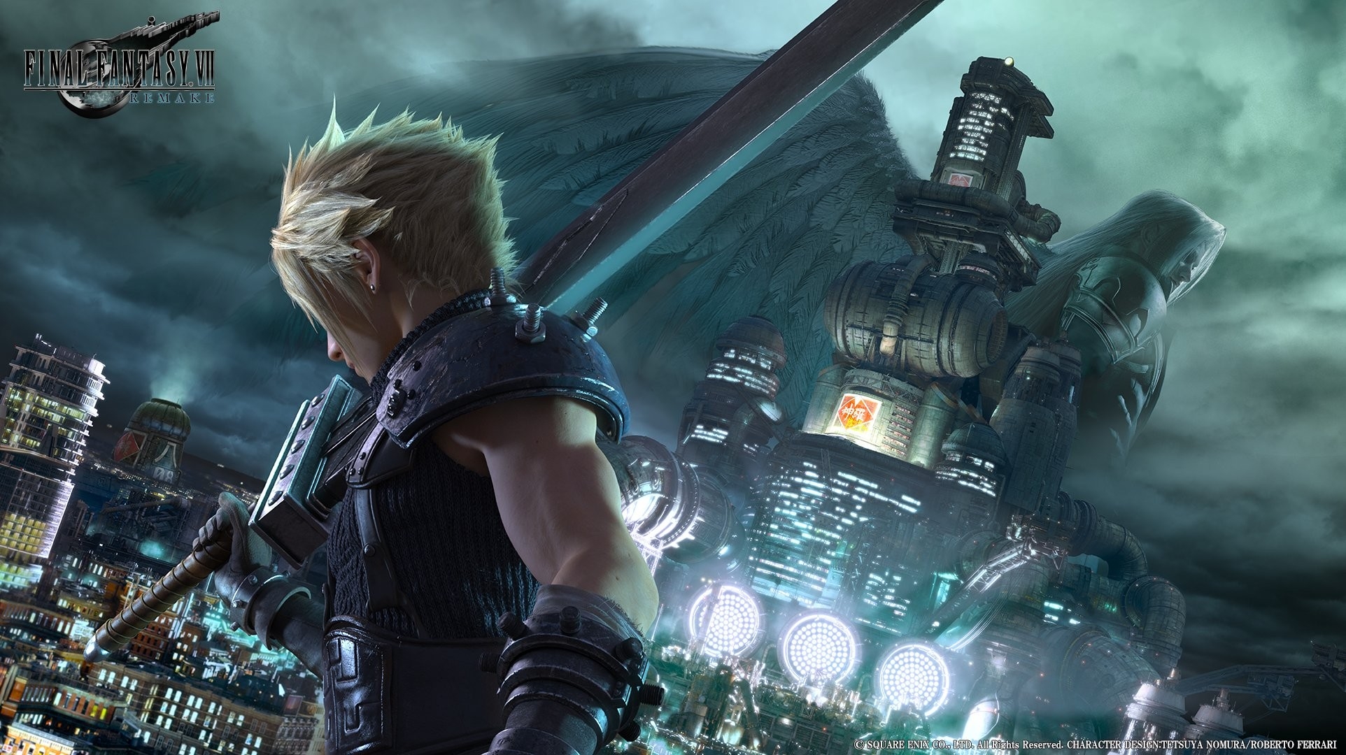 Wallpapers Final Fantasy VII cloud strife big sword on the desktop